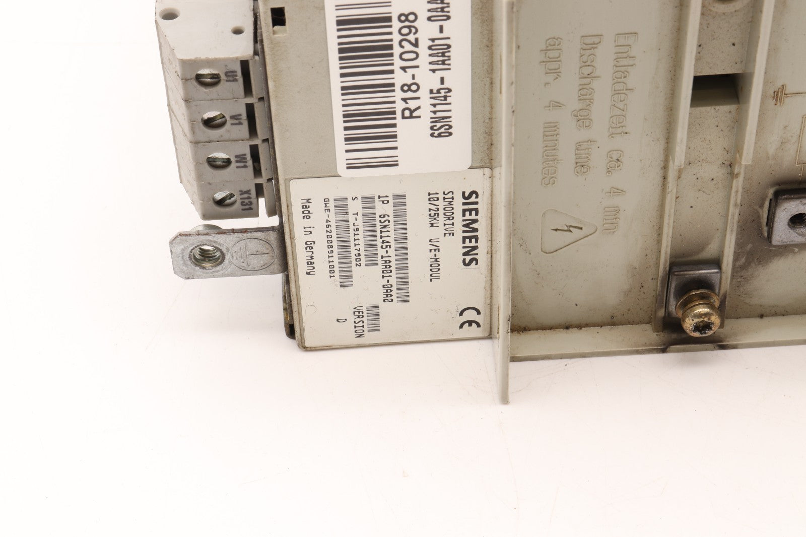 SIEMENS	SIMODRIVE 10/25KW U/E-MODUL	6SN1145-1AA01-0AA0