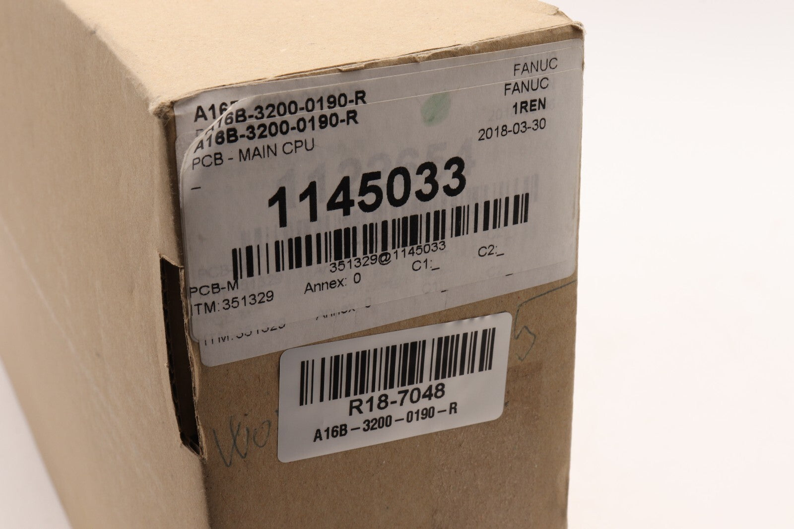 FANUC	PCB- MAIN CPUA16B-3200-0190-R