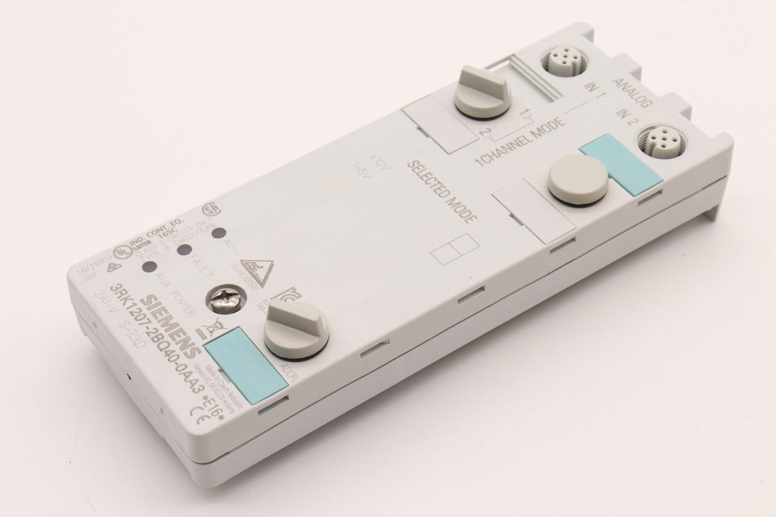 SIEMENS ANALOG INPUT MODULE 3RK1207-2BQ40-0AA3