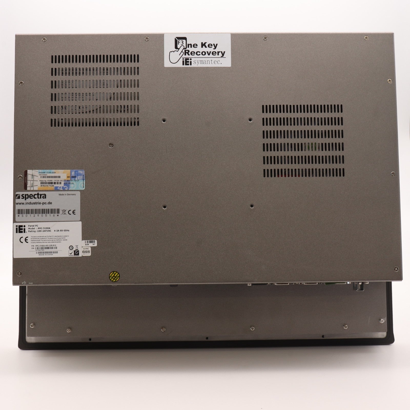 IEI TECHNOLOGY CORP. PANEL PC MODEL PPC-5190A PPC-5190A-H61-I3/R-R10  R18-9344