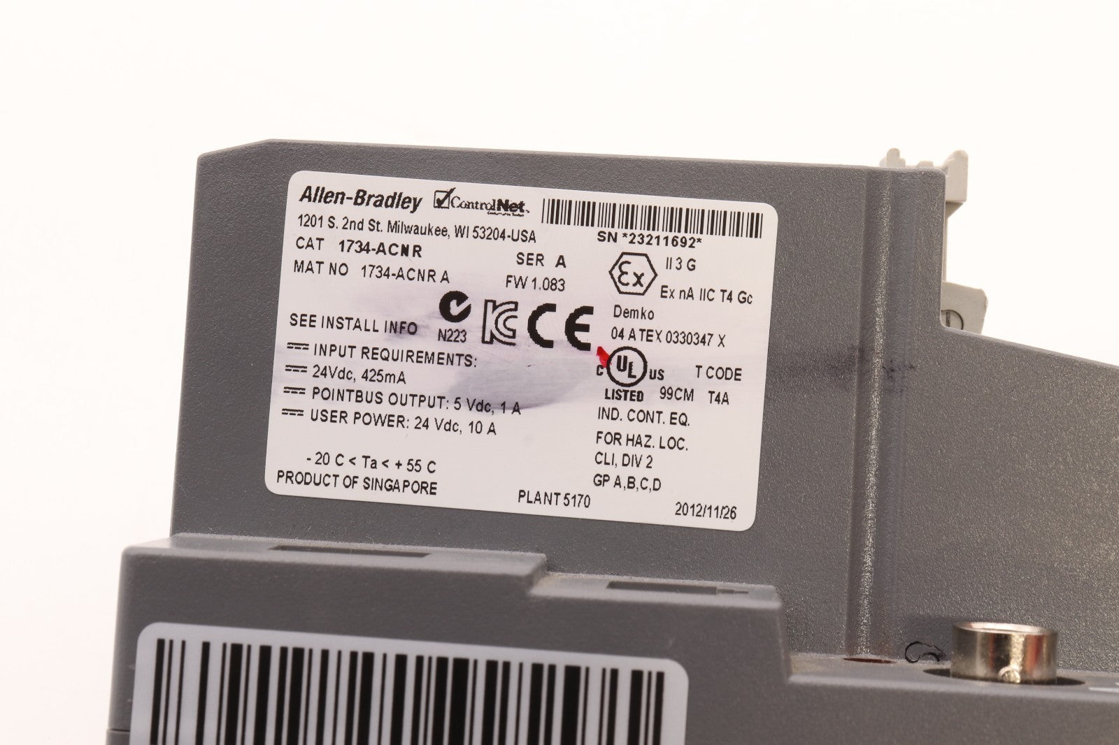 LEUZE ELECTRONIC	RSL 400 RSL410-L	CU405-2M12 53800124