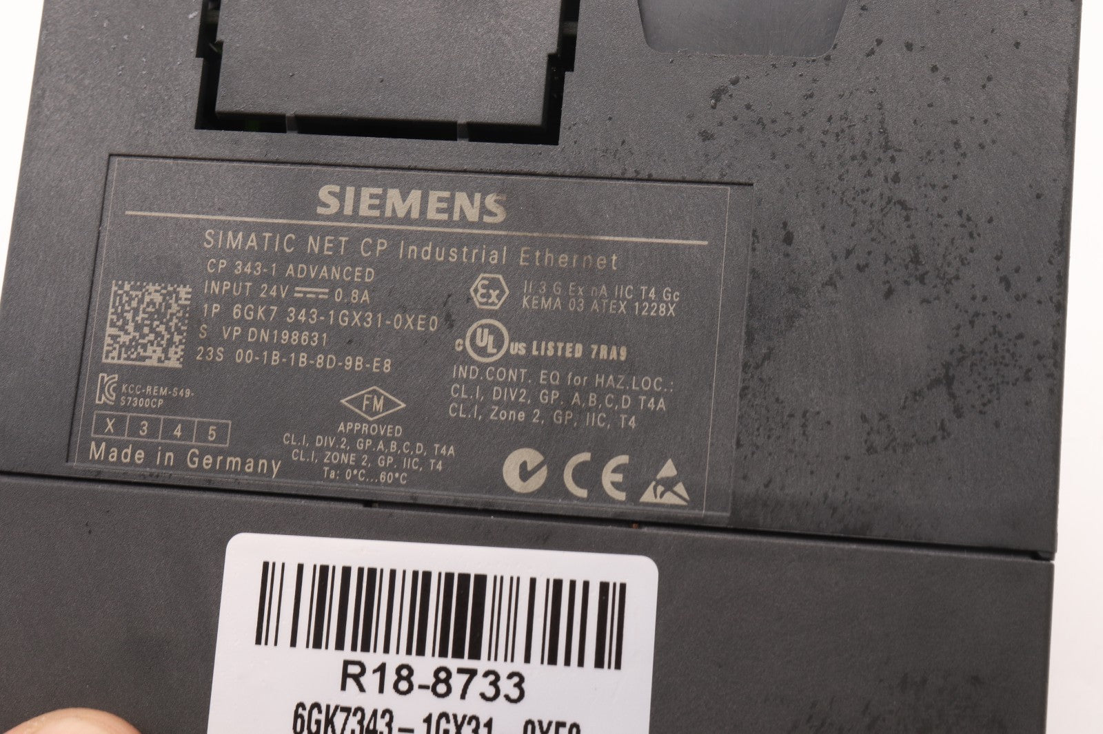 SIEMENS SIMATIC NET CP 6GK7343-1GX31-0XE0