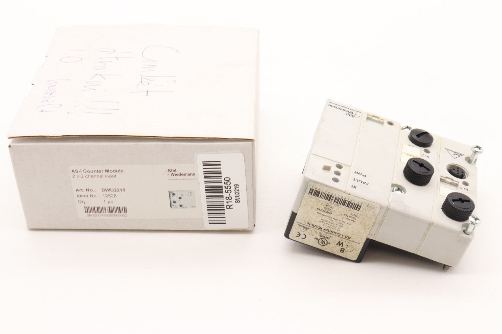 BIHL+WIEDEMANN 2X2 CHANNEL INPUT  BWU2219