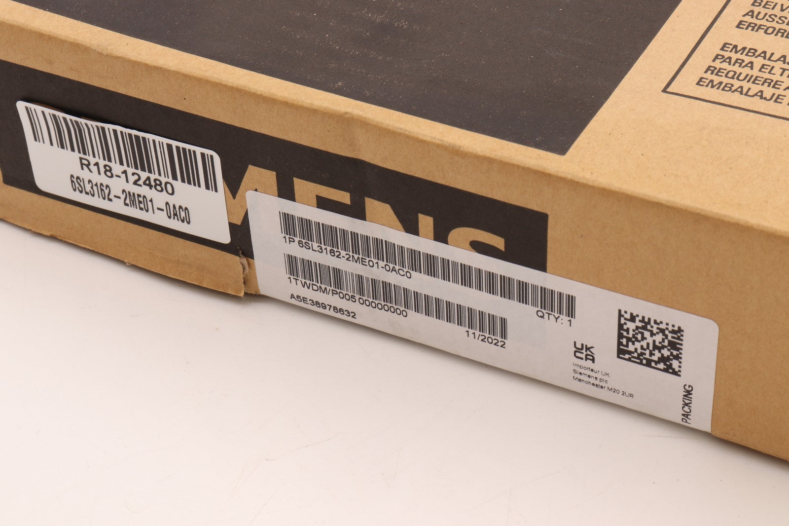 SIEMENS	ADAPTER CABLE	6SL3162-2ME01-0AC0