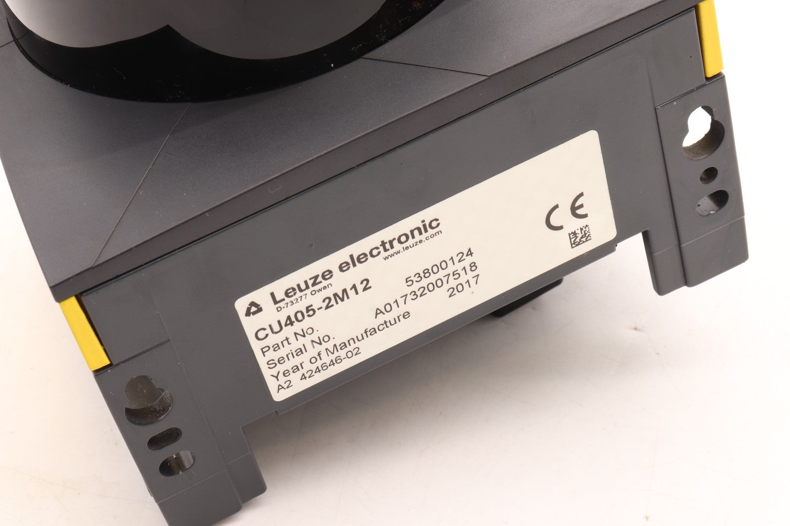 LEUZE ELECTRONIC	CU405-2M12 PART NO. 53800124	RSL410-L PART NO.: 53800109