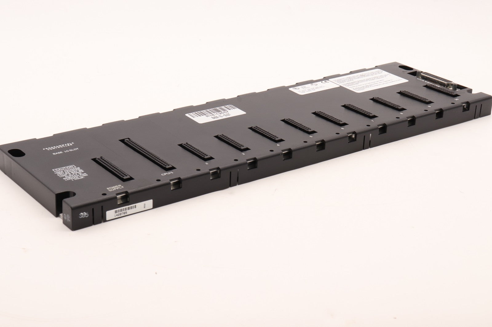 GE FANUC	BASE 10-SLOT	PROGRAMMABLE CONTROLLER