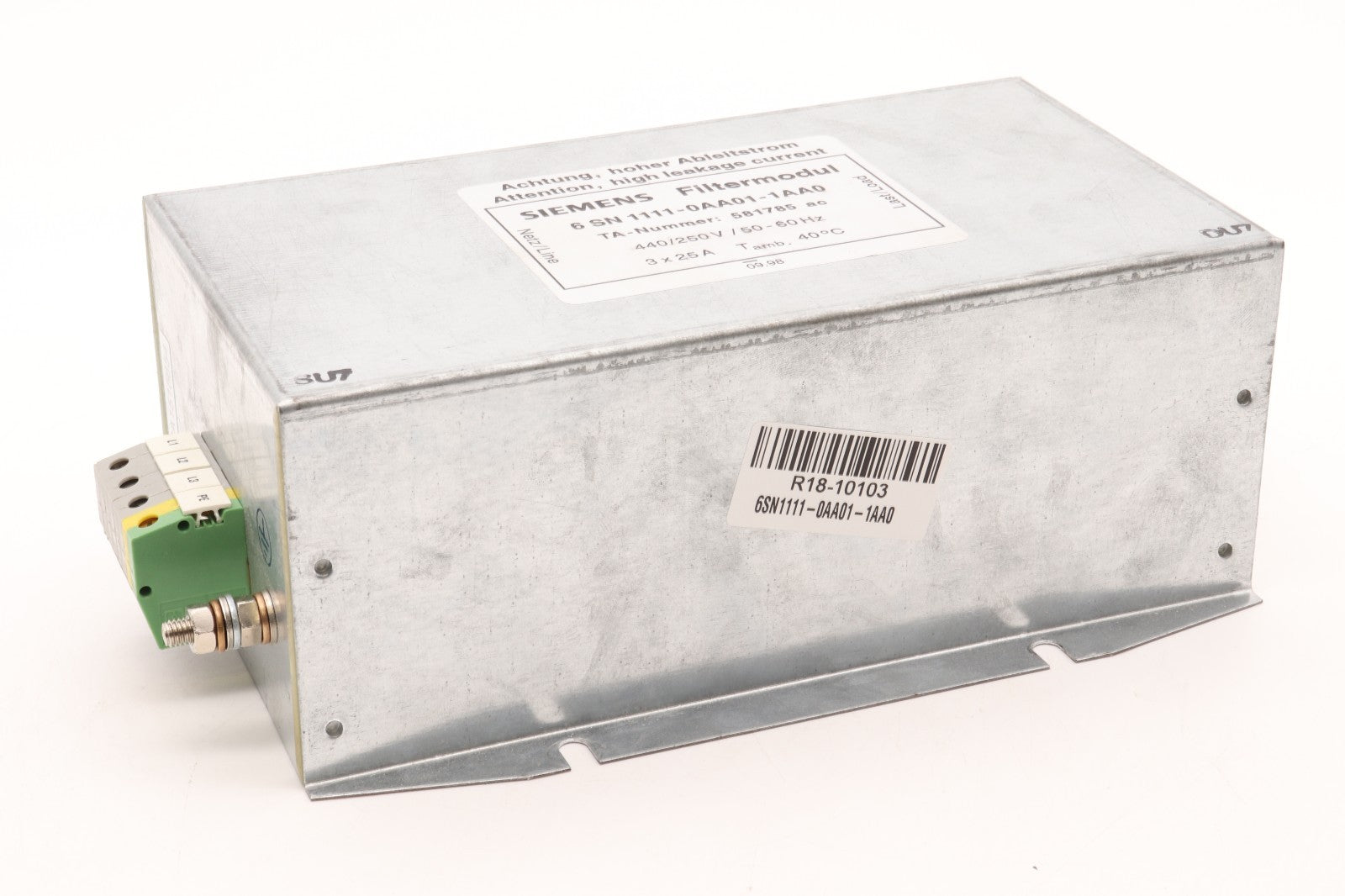 SIEMENS  FILTERMODUL 6SN1111-0AA01-1AA0