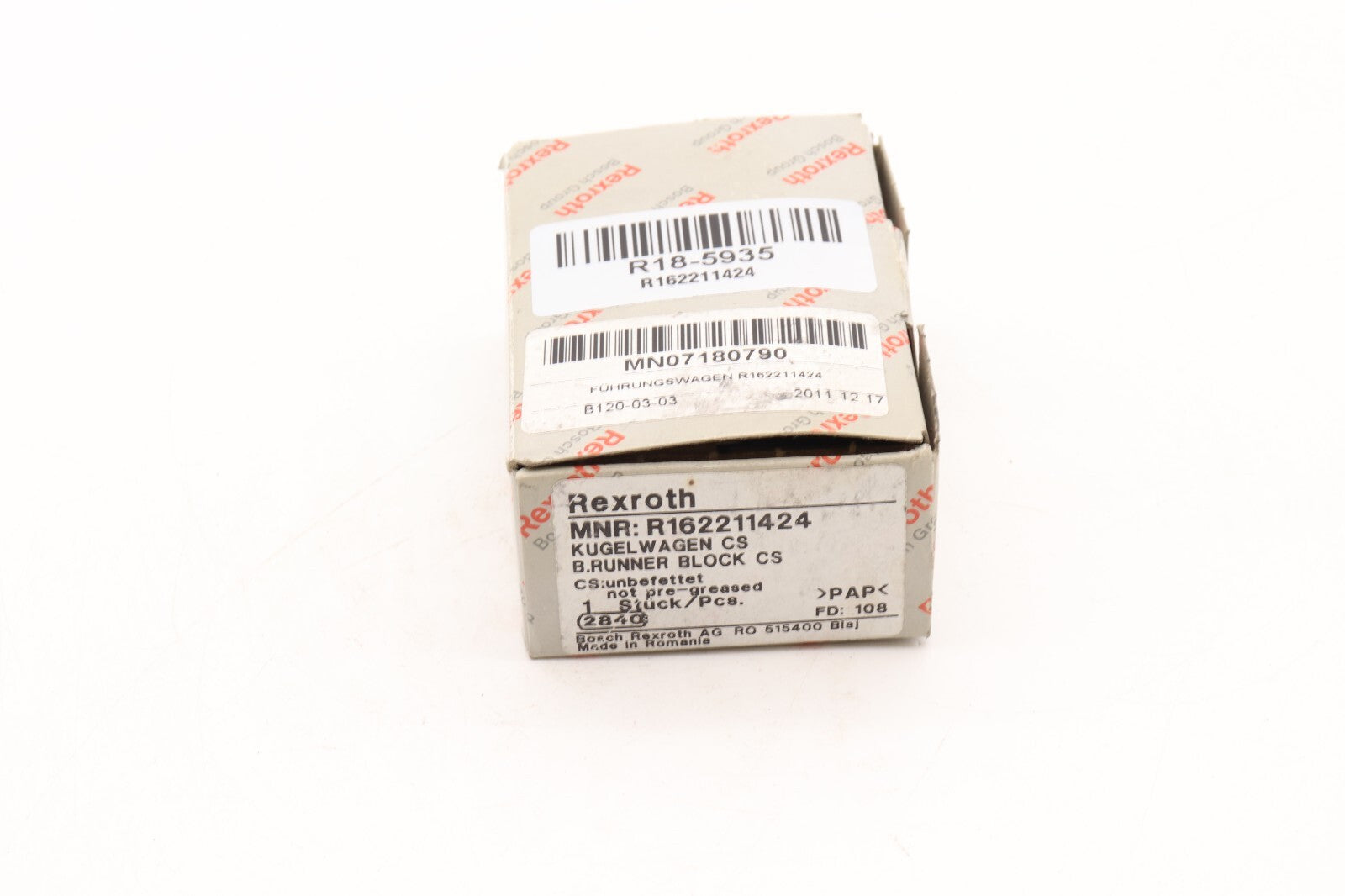 REXROTH B.RUNNER BLOCK CS R162211424