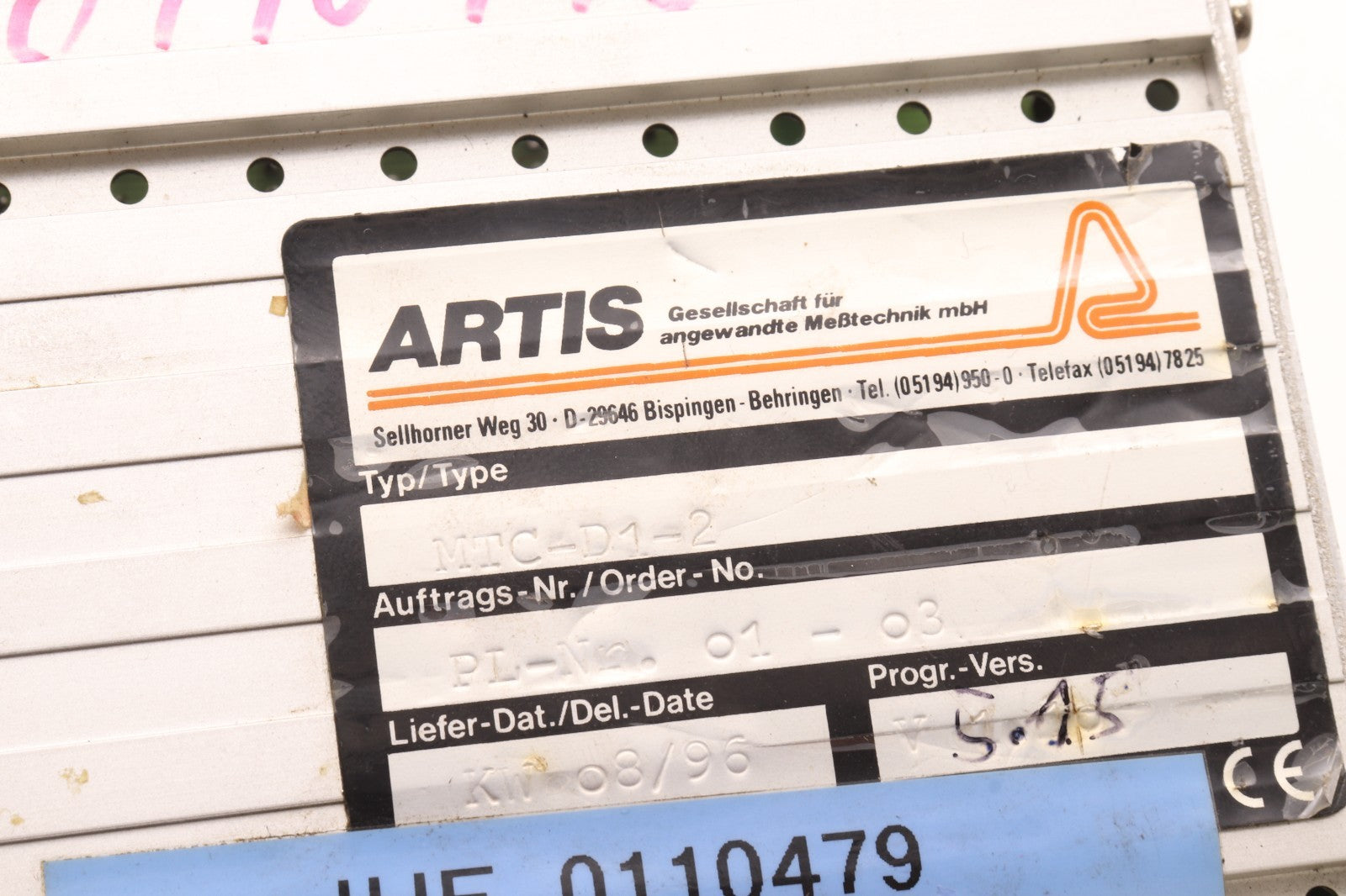 ARTIS 	MTC 	MTC-D1-2
