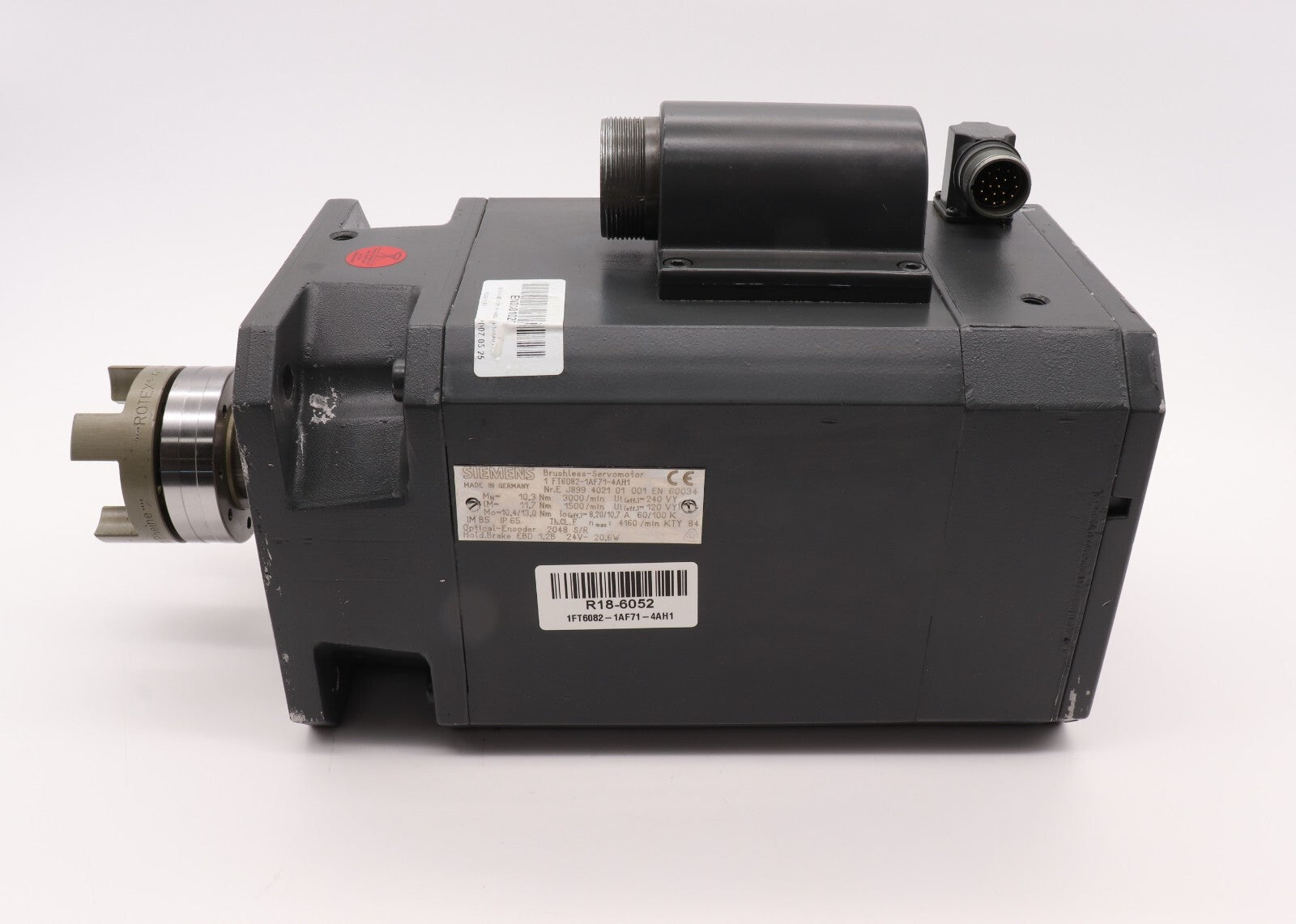 SIEMENS 3 PHASE ELECTRO MAGNET MOTOR 1FT6082-1AF71-4AH1