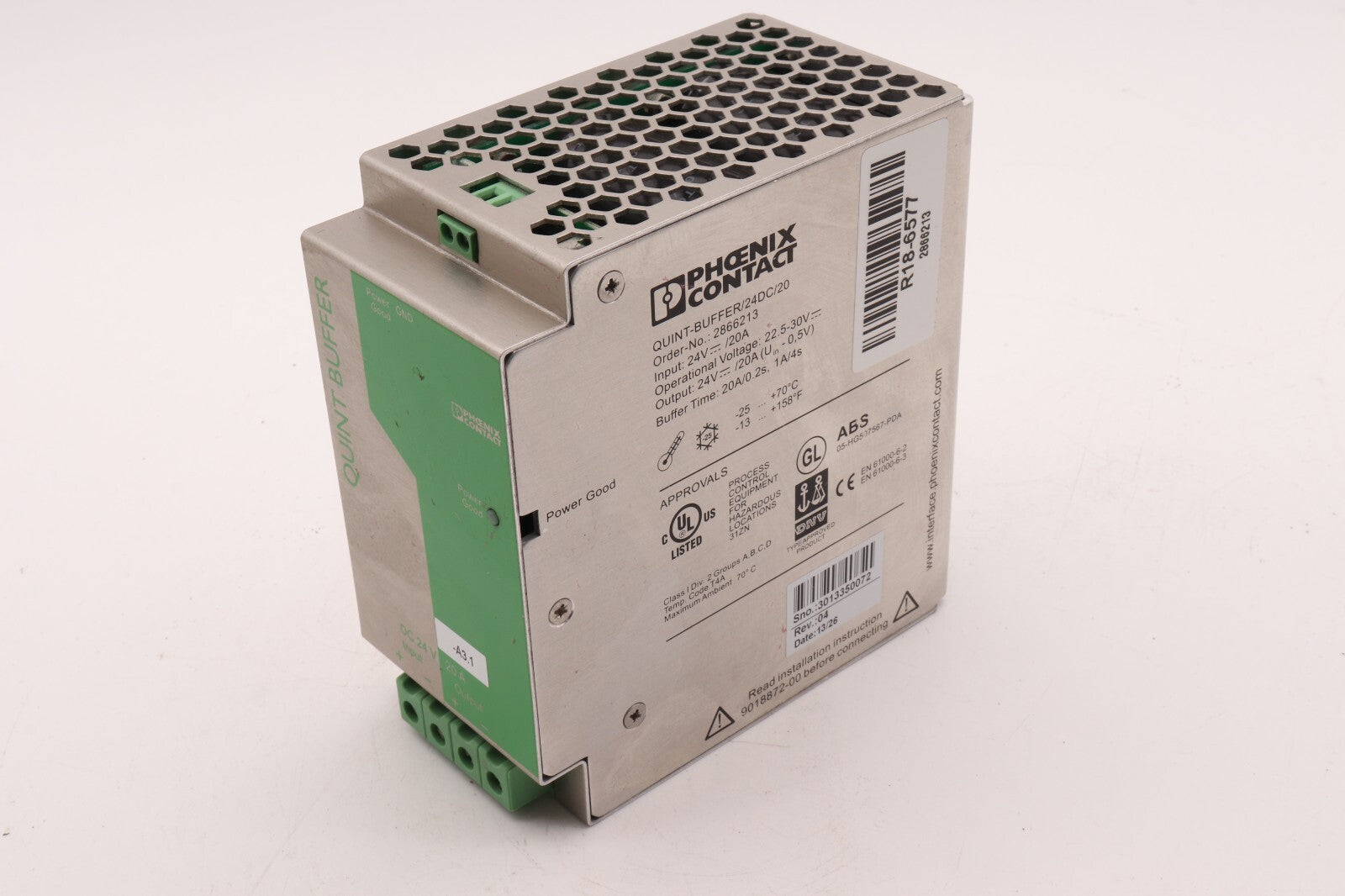 PHONIX CONTACT	QUINT-BUFFER/24DC/20	2866213