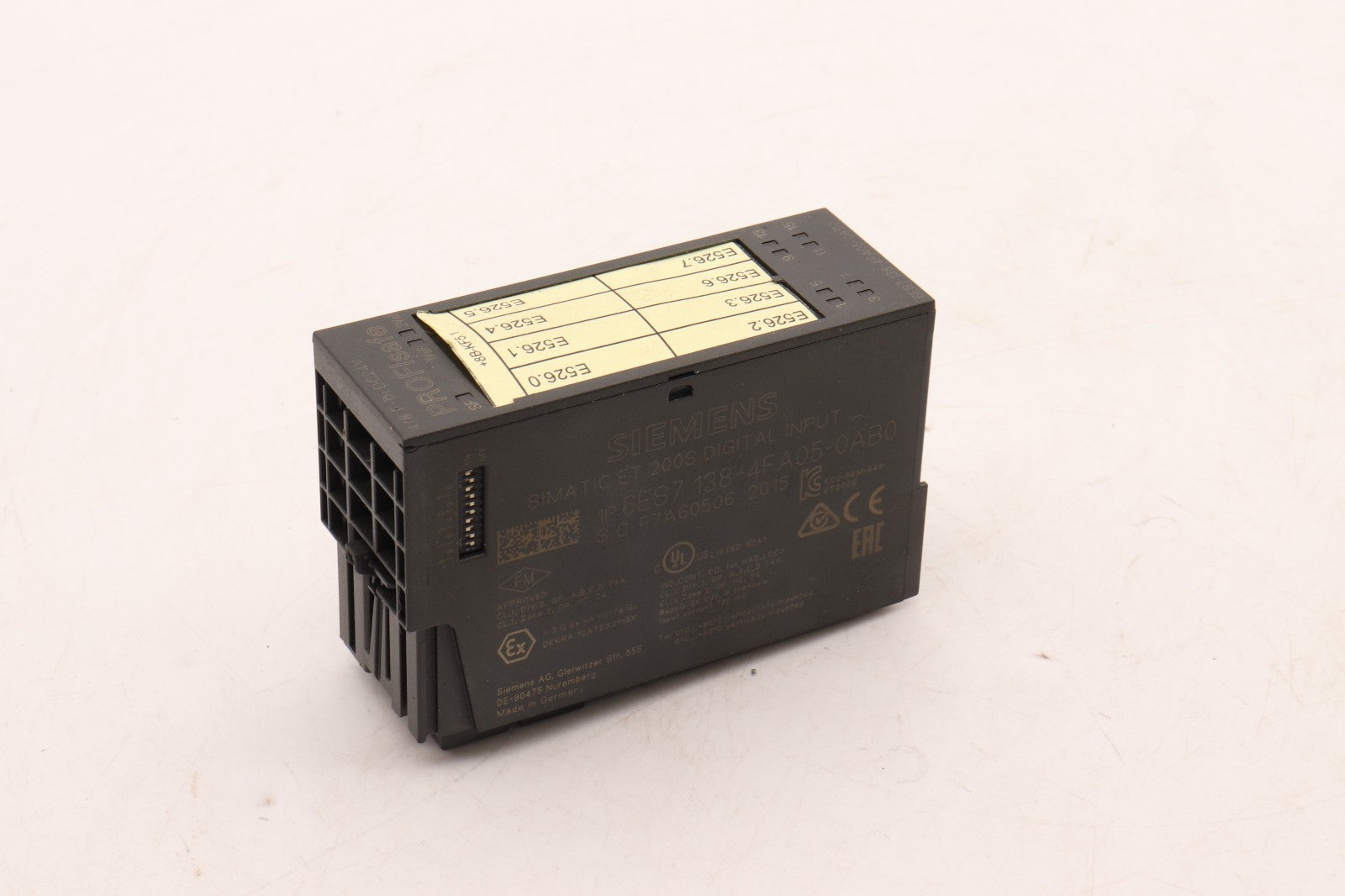 SIEMENS	SIMATIC ET 200S DIGITAL INPUT	6ES7138-4FA05-0AB0