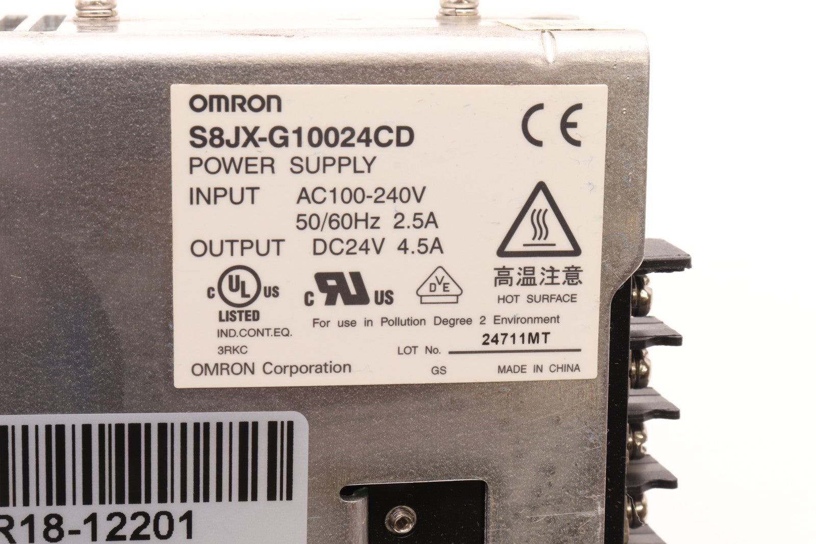 OMRON	S8JX-G10024CD