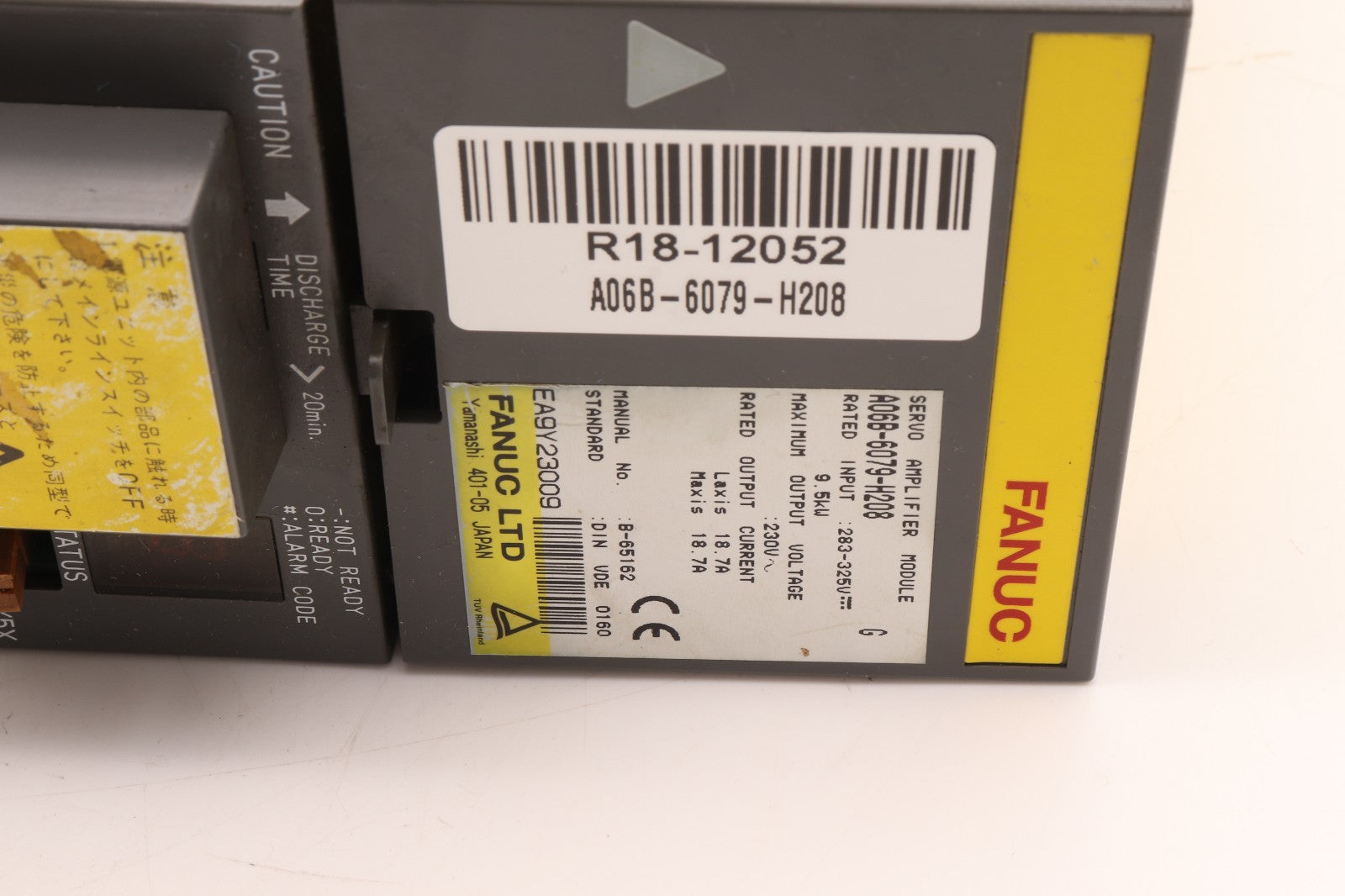 FANUC	  SERVO AMPLIFIER MODULE	A06B-6079-H208