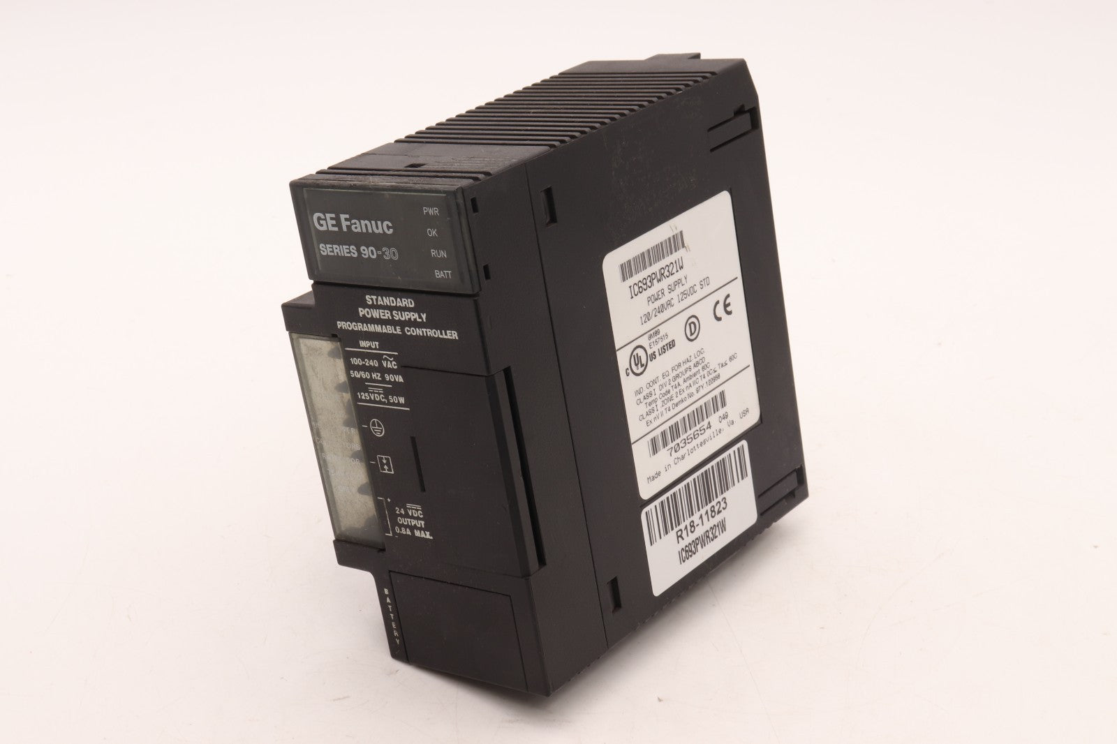 GE FANUC	POWER SUPPLY	IC693PWR321W