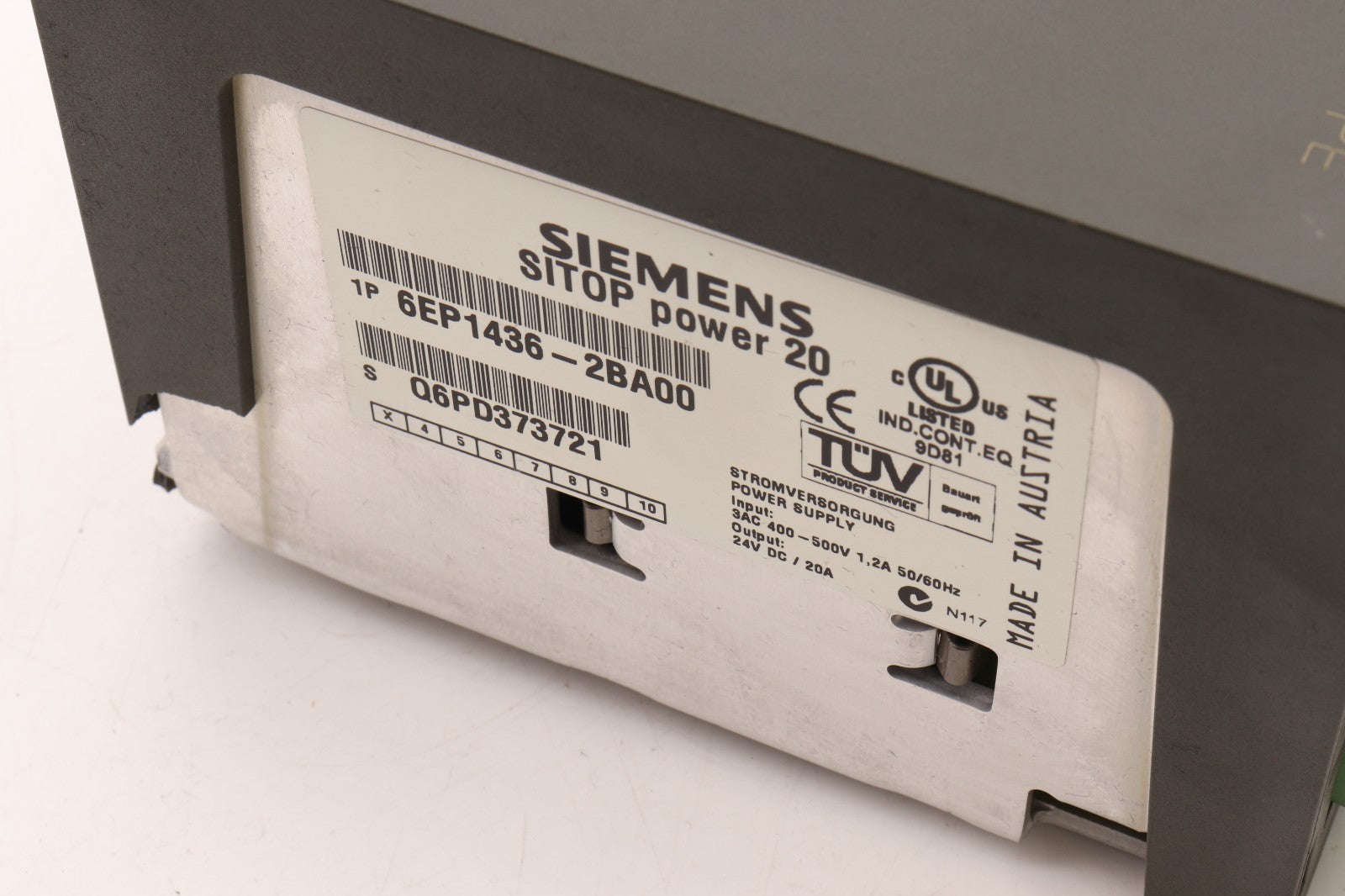 SIEMENS	SITOP POWER 20	6EP1436-2BA00