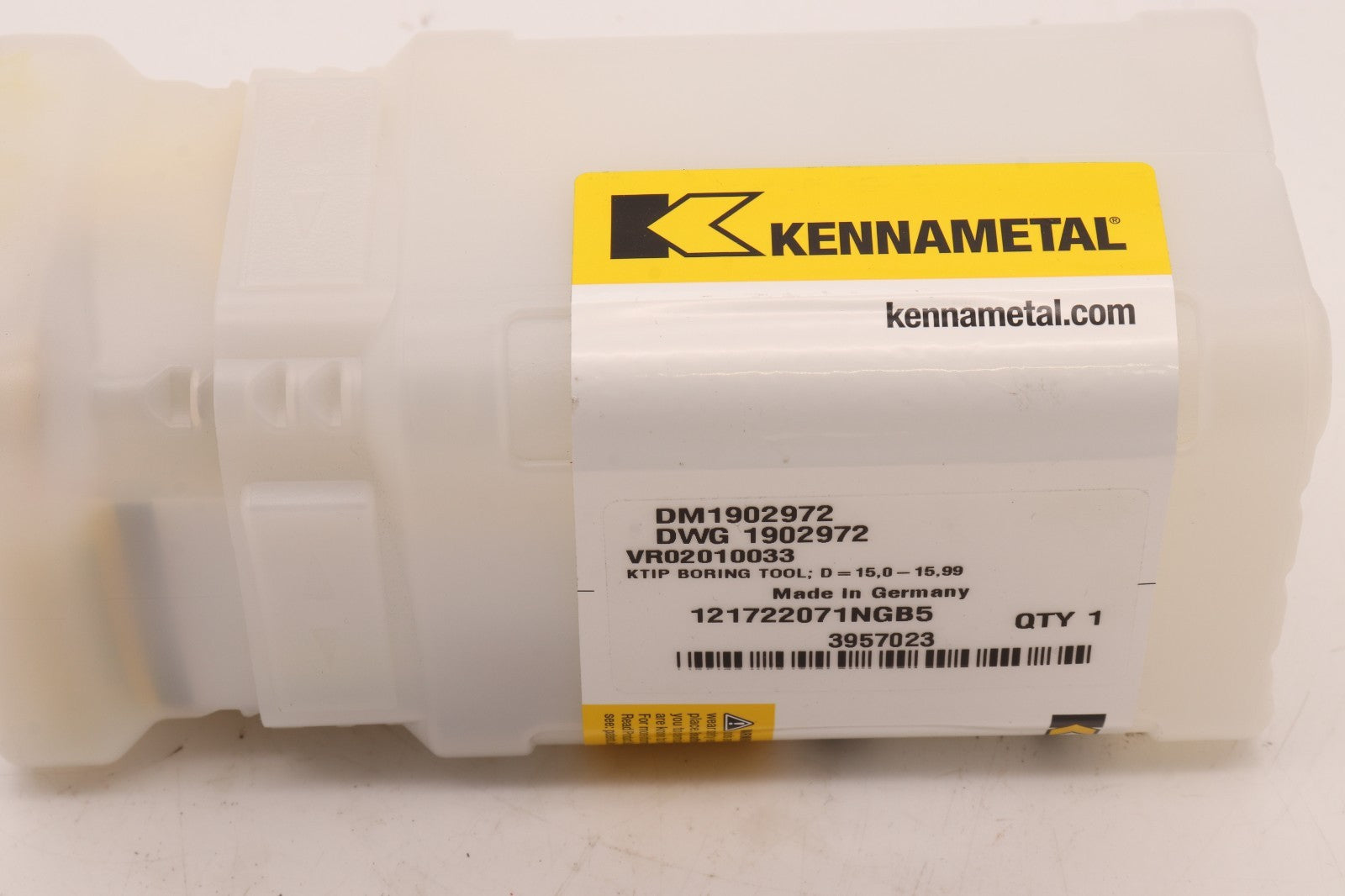 KENNAMETAL	KTIP BORING DRILL TOOL HEAD	DM1902972 D 15.0-15.99MM KENTIP SYSTEM