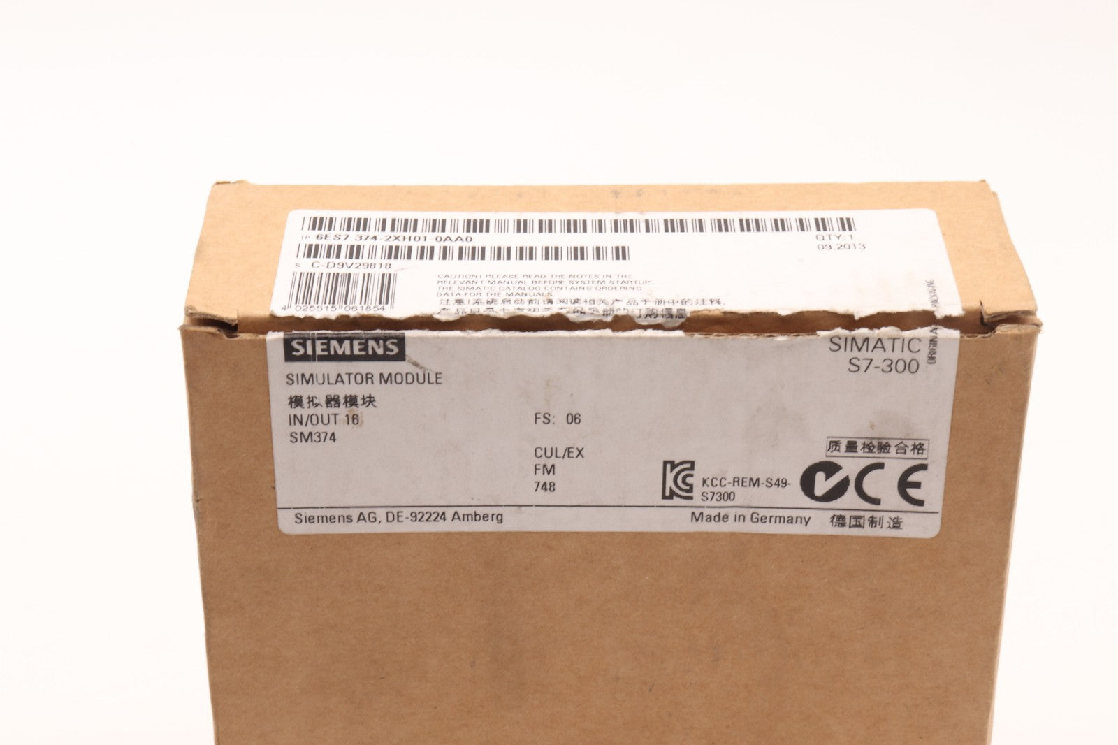 SIEMENS SIMATIC S7 6ES7374-2XH01-0AA0