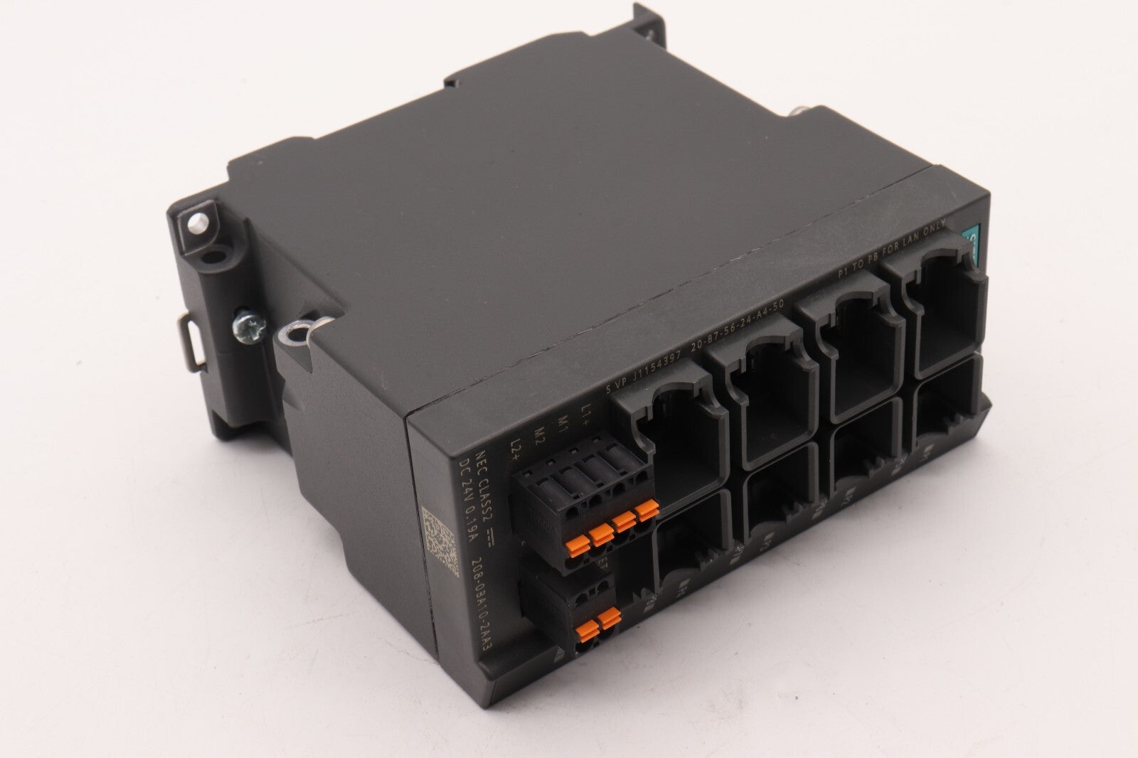 SIEMENS SIMATIC NET INDUSTRIAL ETHERNET SWITCH SCALANCE X208 6GK5208-0BA10-2AA3
