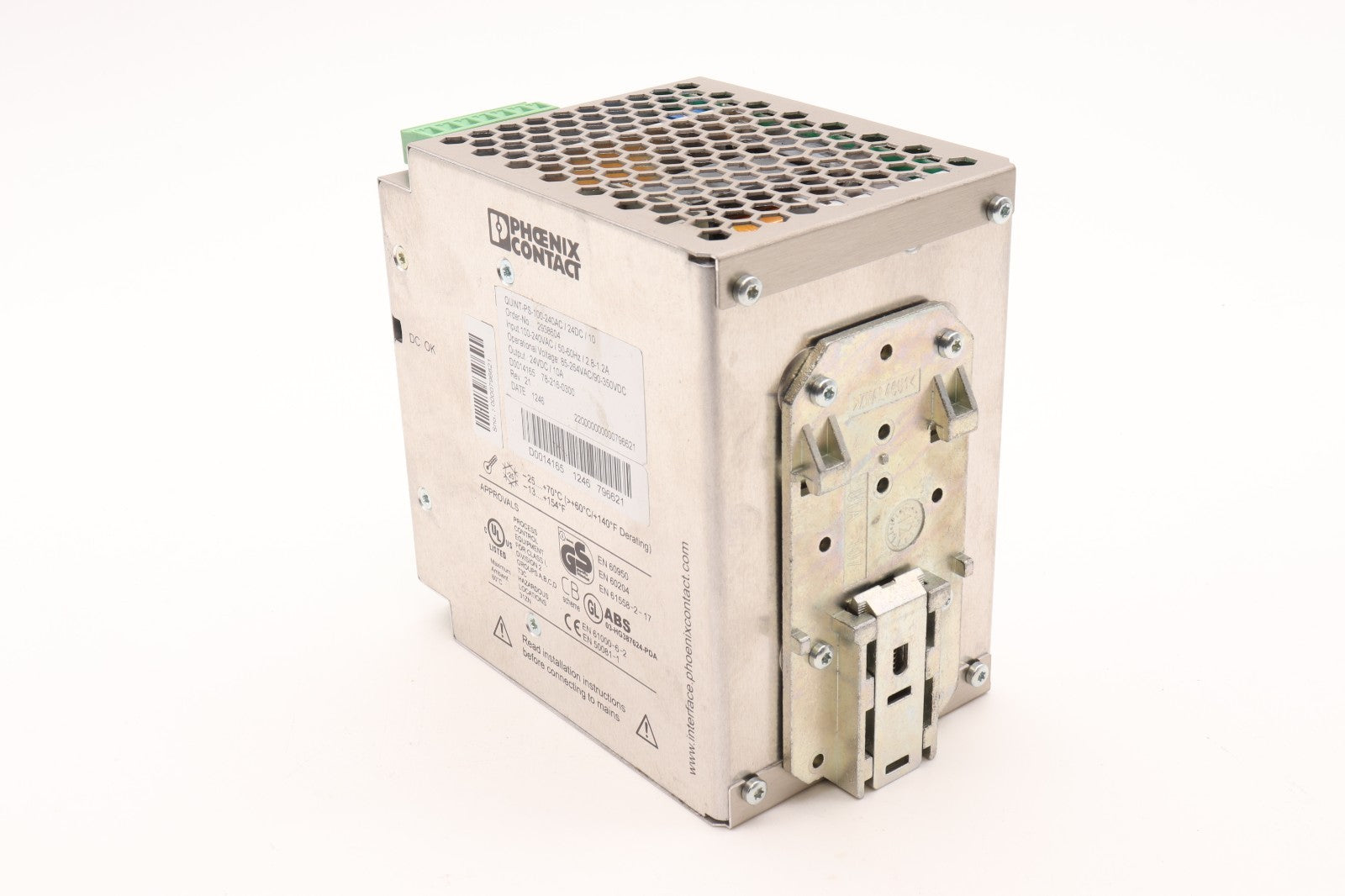 PHOENIX CONTACT QUINT-PS-100-240AC/24DC/10	2938604 R18-9312