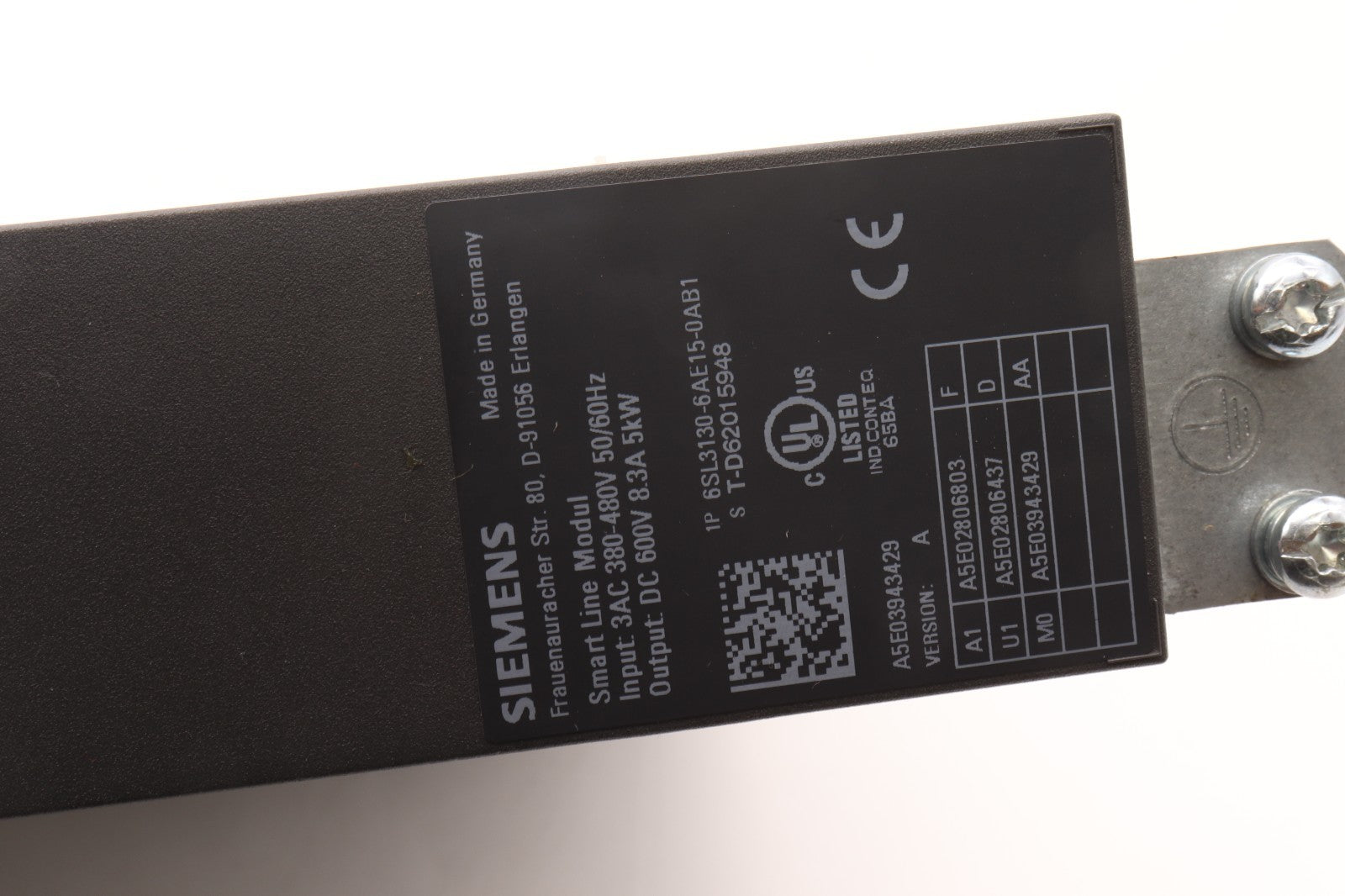 SIEMENS	6SL3130-6AE15-0AB1