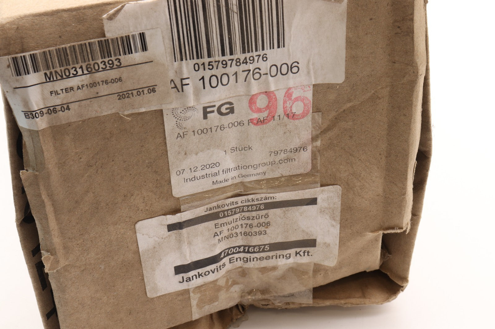 FG	EMULSION FILTER AF 100176-006 F AF 11/17 MN03160393