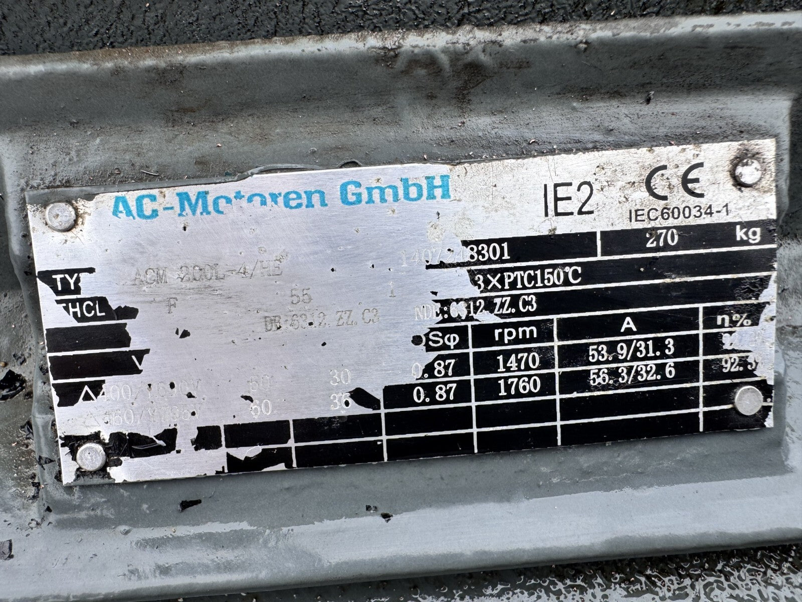 Ac-motoren GmbH 	Acm 200l-4/he