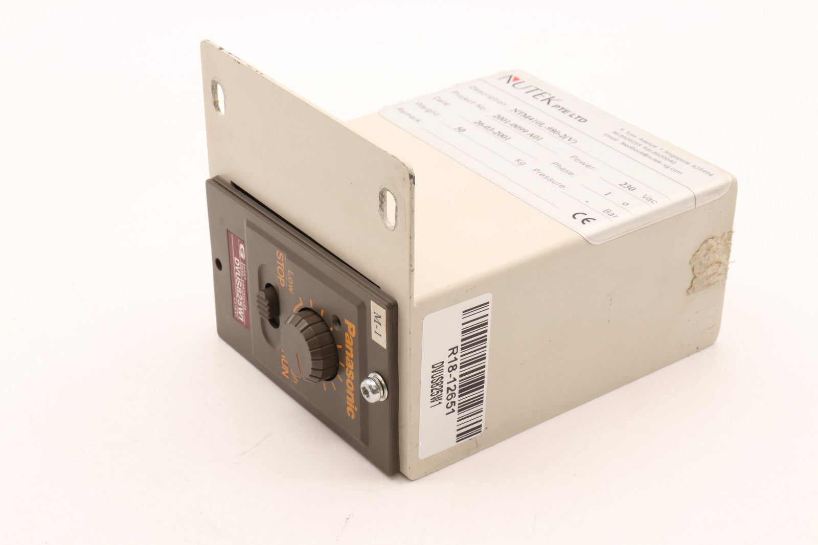 PANASONIC	SPEED CONTROLLER	DVUS825W1
