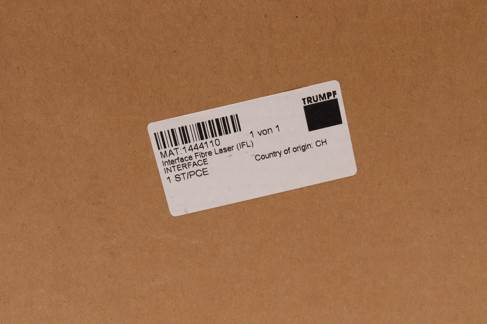 TRUMPF INTERFACE FIBRE LASER 1444110