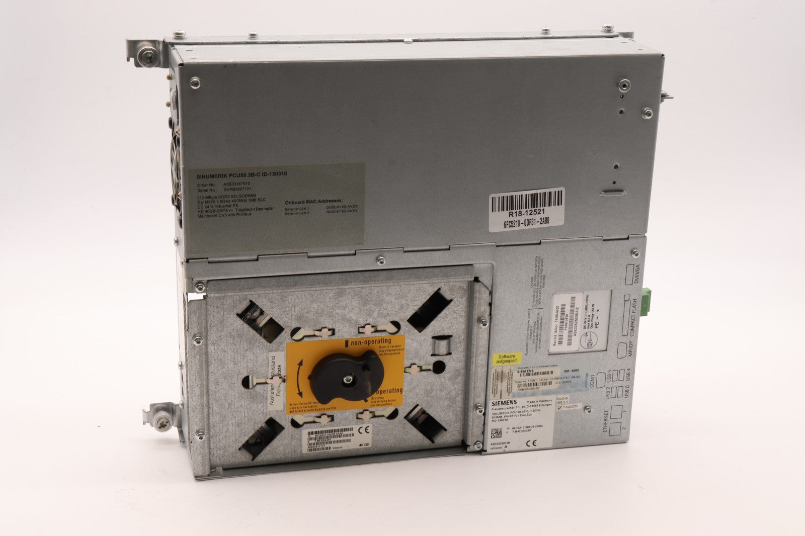 SIEMENS	SINUMERIK PCU 50.3BC	6FC5210-0DF31-2AB0
