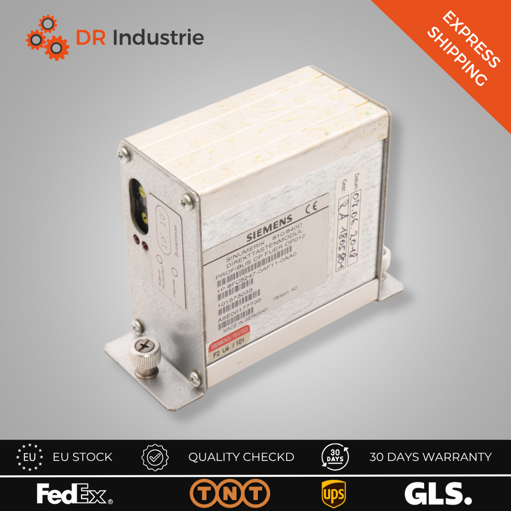 SIEMENS	SINUMERIK 810/840D DIREKT TASTEN MODUL	1P 6FC5247-0AF11-0AA0