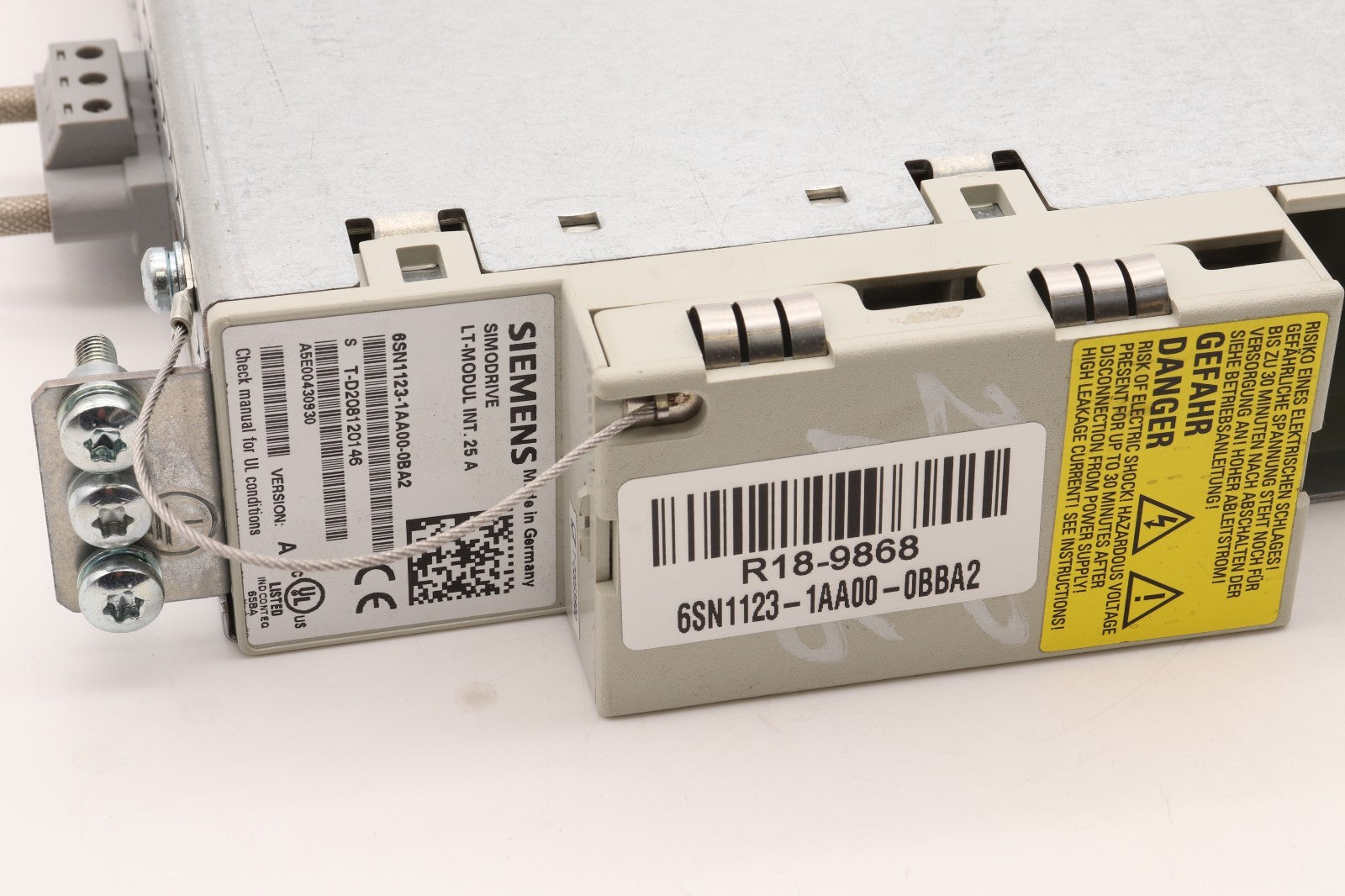 SIEMENS	SIMODRIVE LT-MODUL INT. 25A	6SN1123-1AA00-0BA2