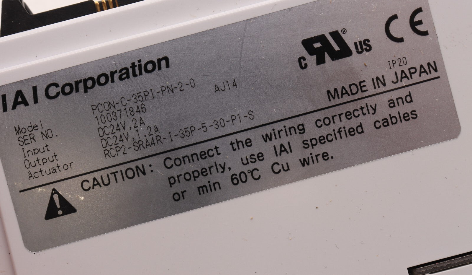 IAI CORPORATION	PCON-C-35PI-PN-2-0	100371846