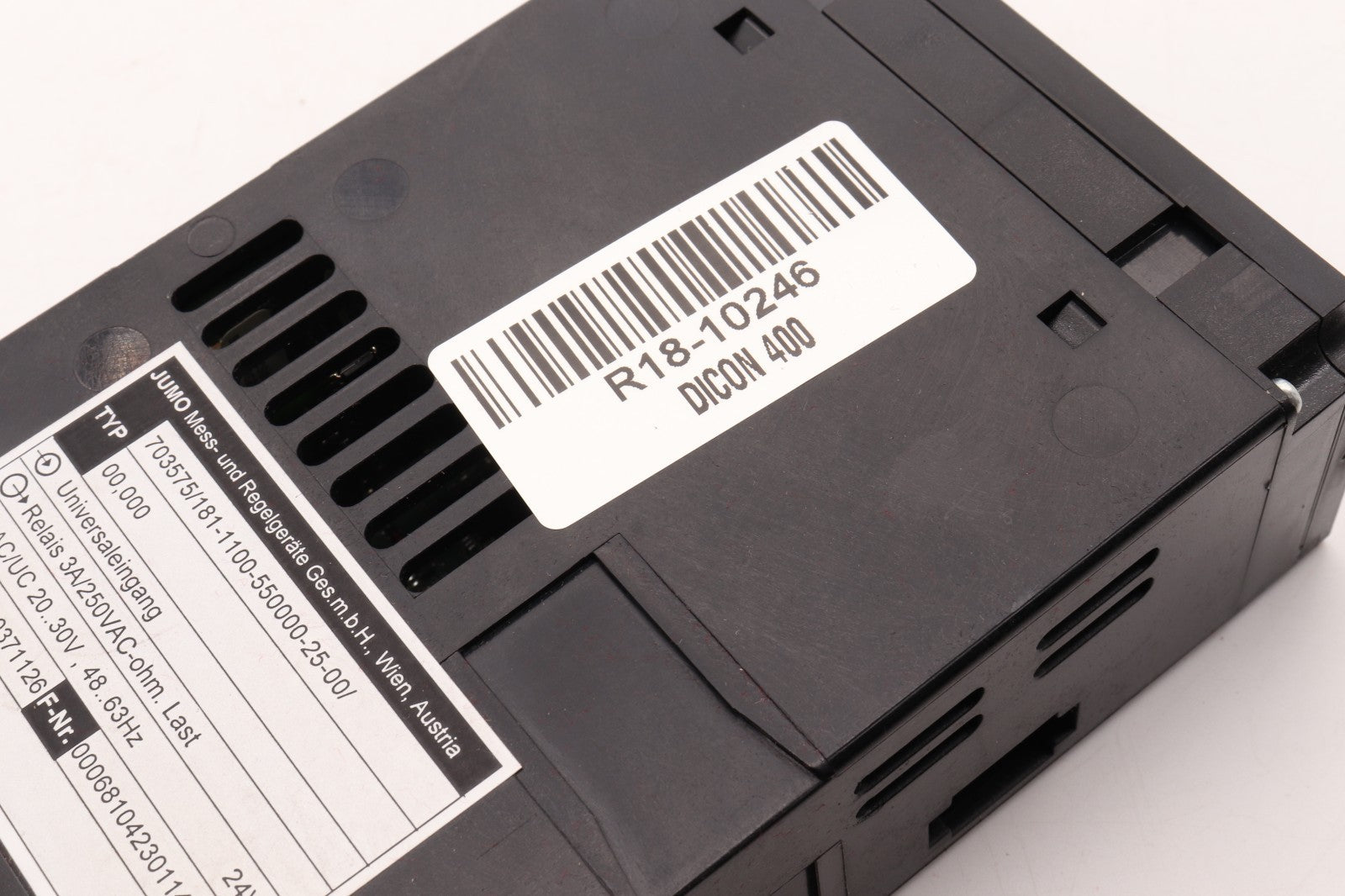 JUMO	DICON 400	TYPE: 703575/181-1100-550000-25-00/00,000