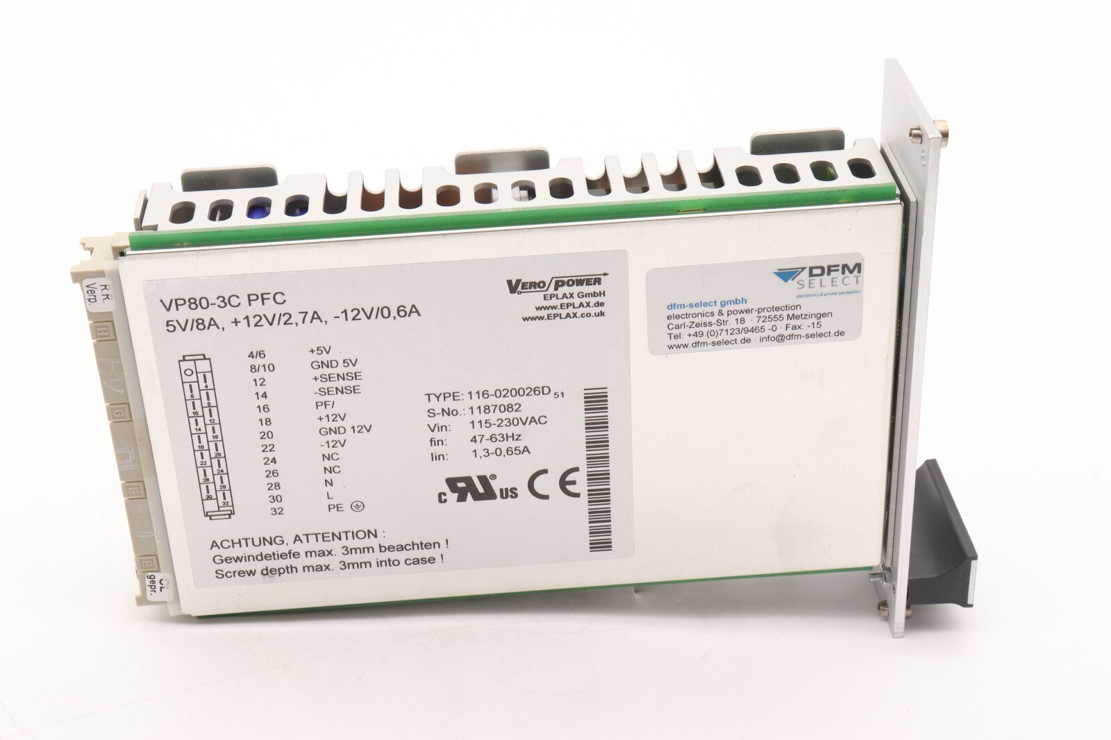 VERO POWER NETZTEIL TRIVOLT PK 120 116-020026D