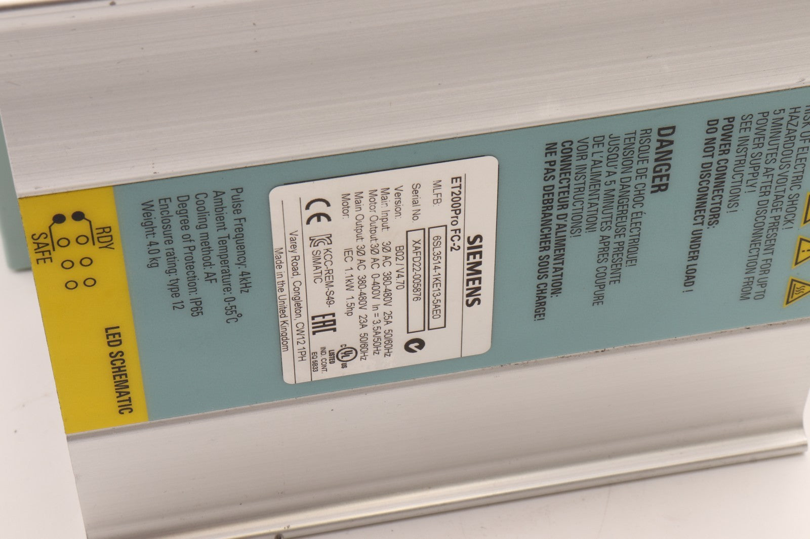 SIEMENS	ET200PRO FC-2	6SL3514-1KE13-5AE0