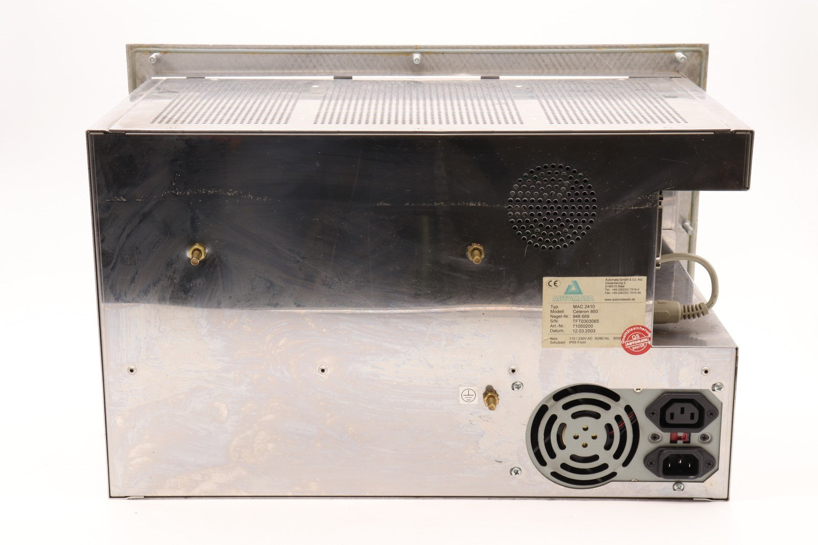 AUTOMATA GMBH	NAGEL MAC 2410 MODELL: CELERON 850 NAGEL-NR: 948 669