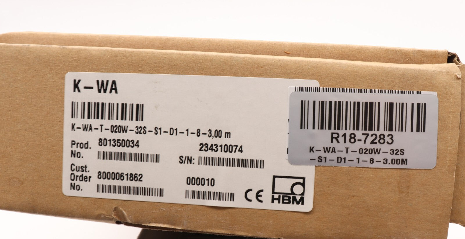 HBM K-WA-T-020W-32S-S1-D1-1-8-3.00M