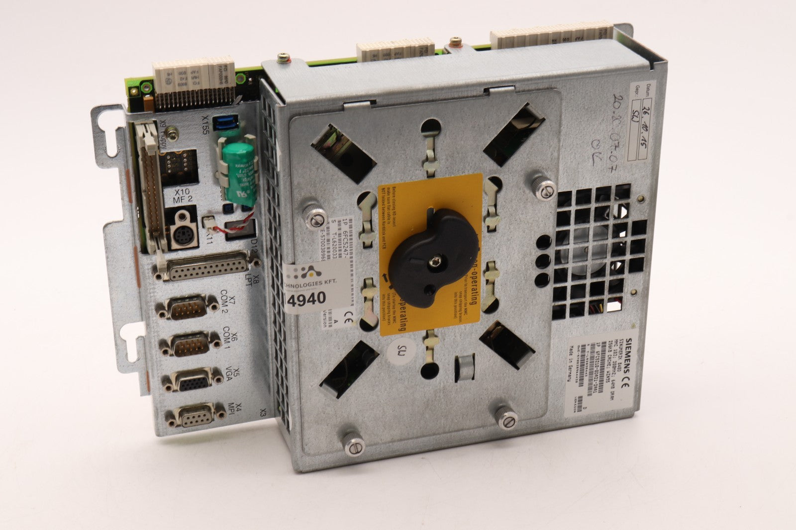 SIEMENS  SINUMERIK 840D  6FC5210-0DA21-2AA1