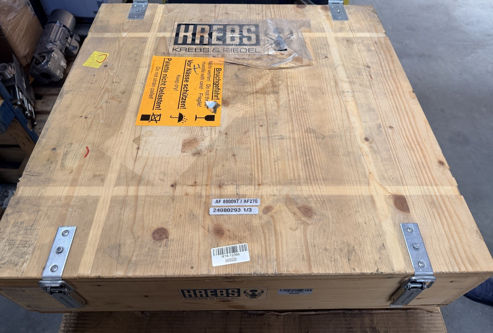 KREBS & RIEDEL	GK00002209 MAT NO. A F890097/AF270