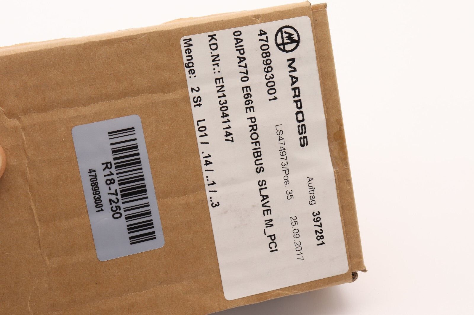 MARPOSS 0AIPA770 E66E PROFIBUS SLAVE M_PCI	4708993001
