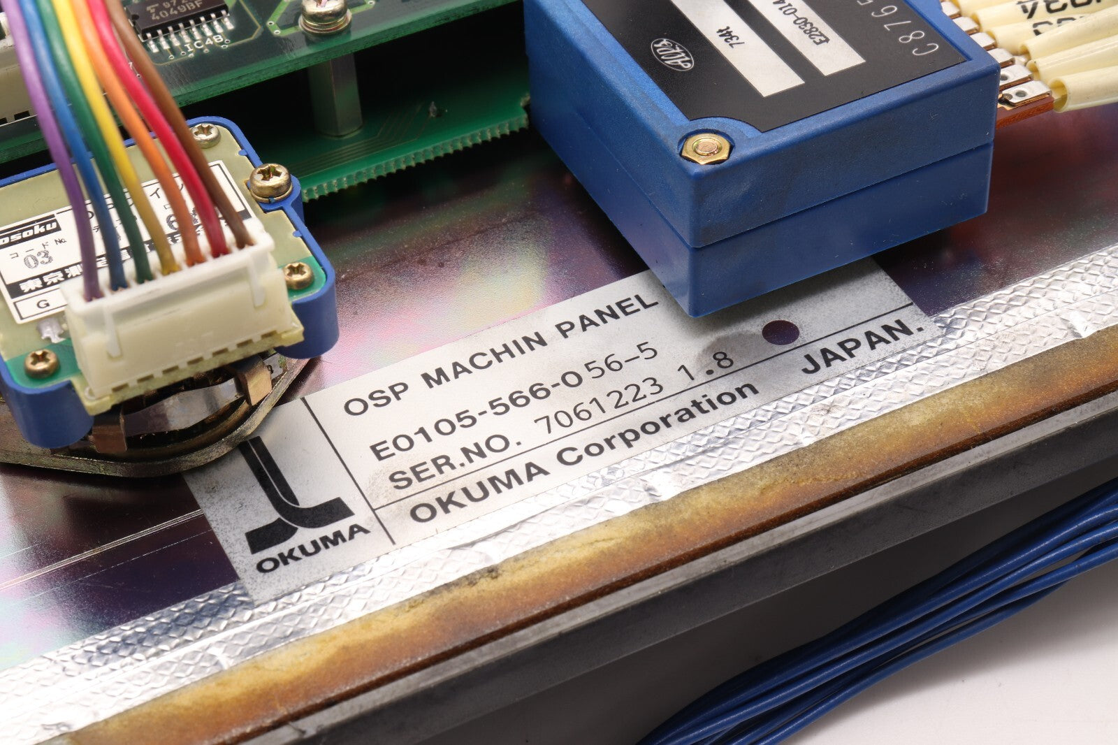 OKUMA	OSP MACHIN PANEL 7000M-S E0105-566-0 56-5 A911-2191 OPUS7000 	MPM E4809-77