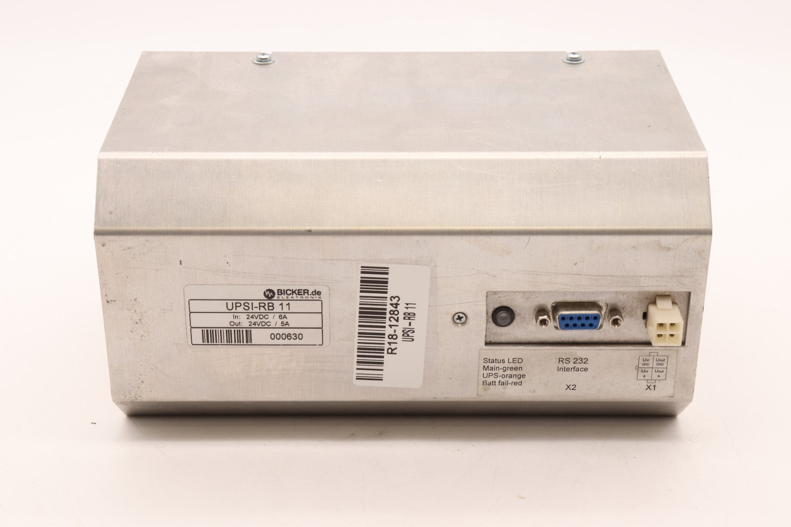 BICKER	UPSI-RB 11	STATUS LED RS 232
