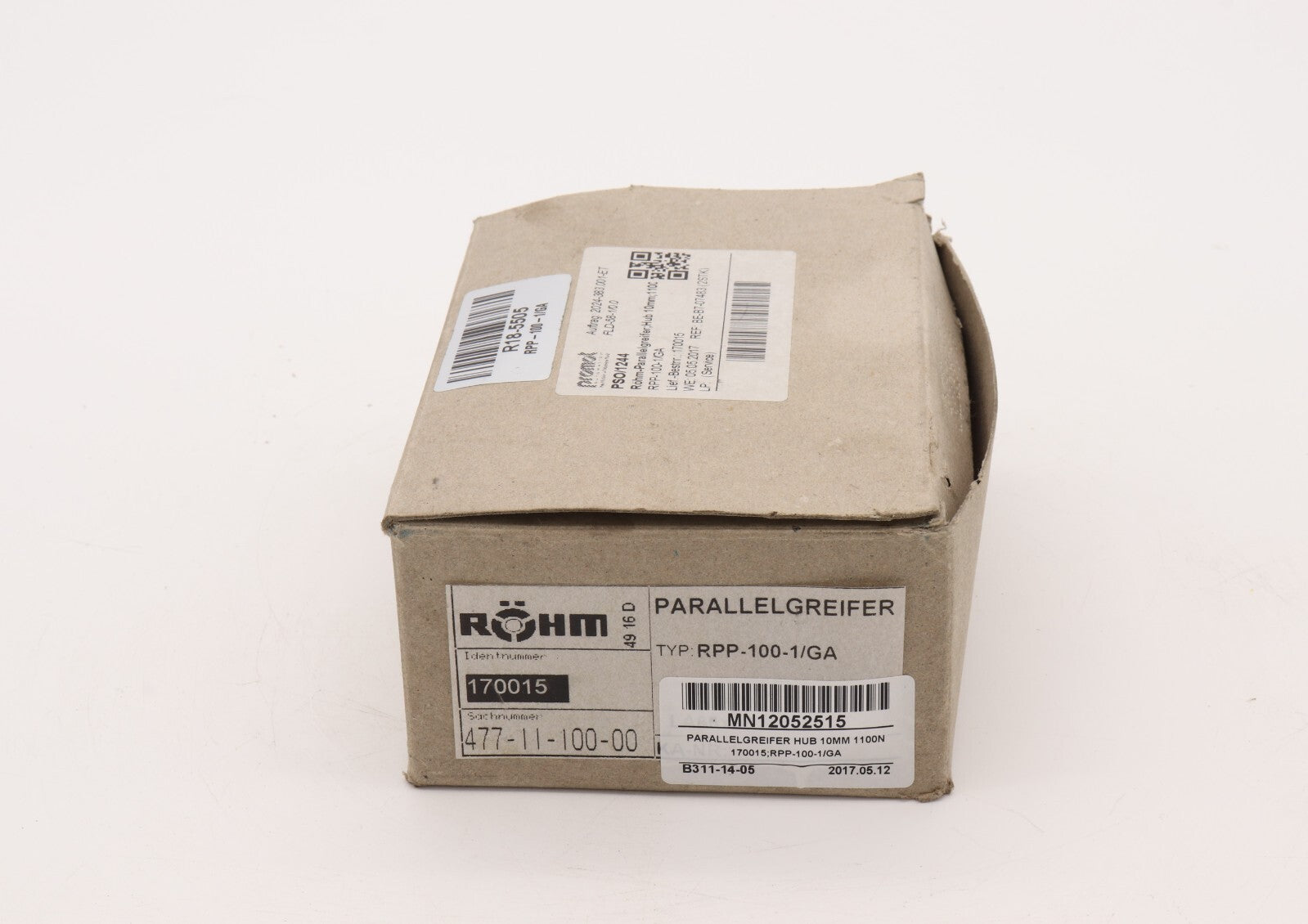 RÖHM PARALELGREIFER RPP-100-1/GA