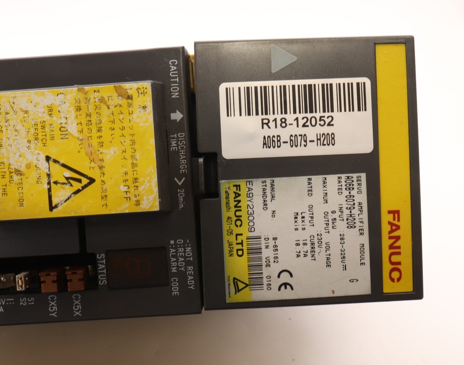 FANUC	  SERVO AMPLIFIER MODULE	A06B-6079-H208