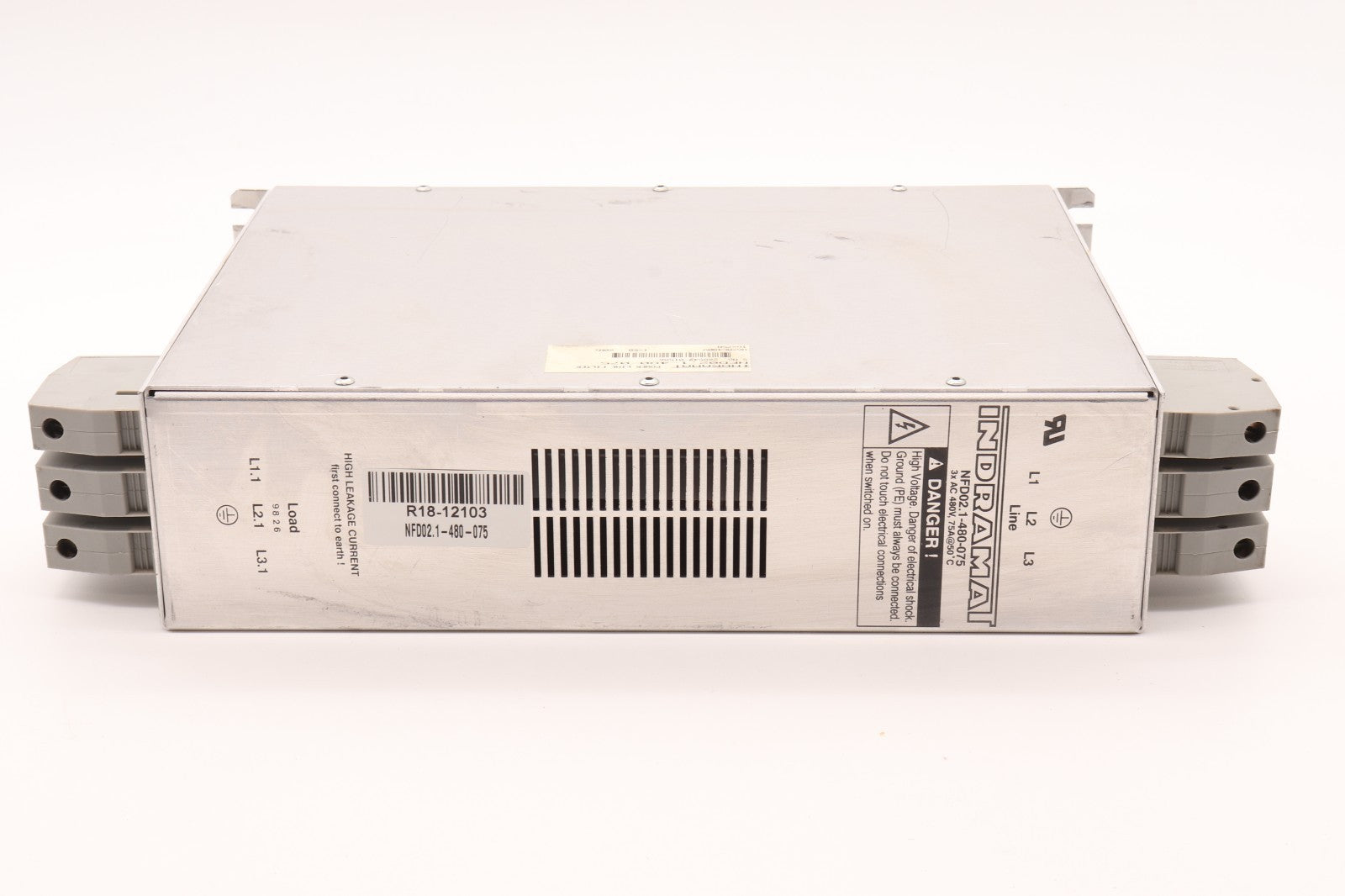 INDRAMAT	  POWER LINE FILTER	NFD02.1-480-075