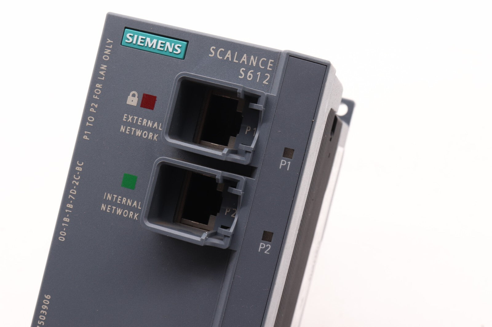 SIEMENS	SCALANCE S612 V3 SIMATIC NET SECURITY MODULE	6GK5612-0BA10-2AA3