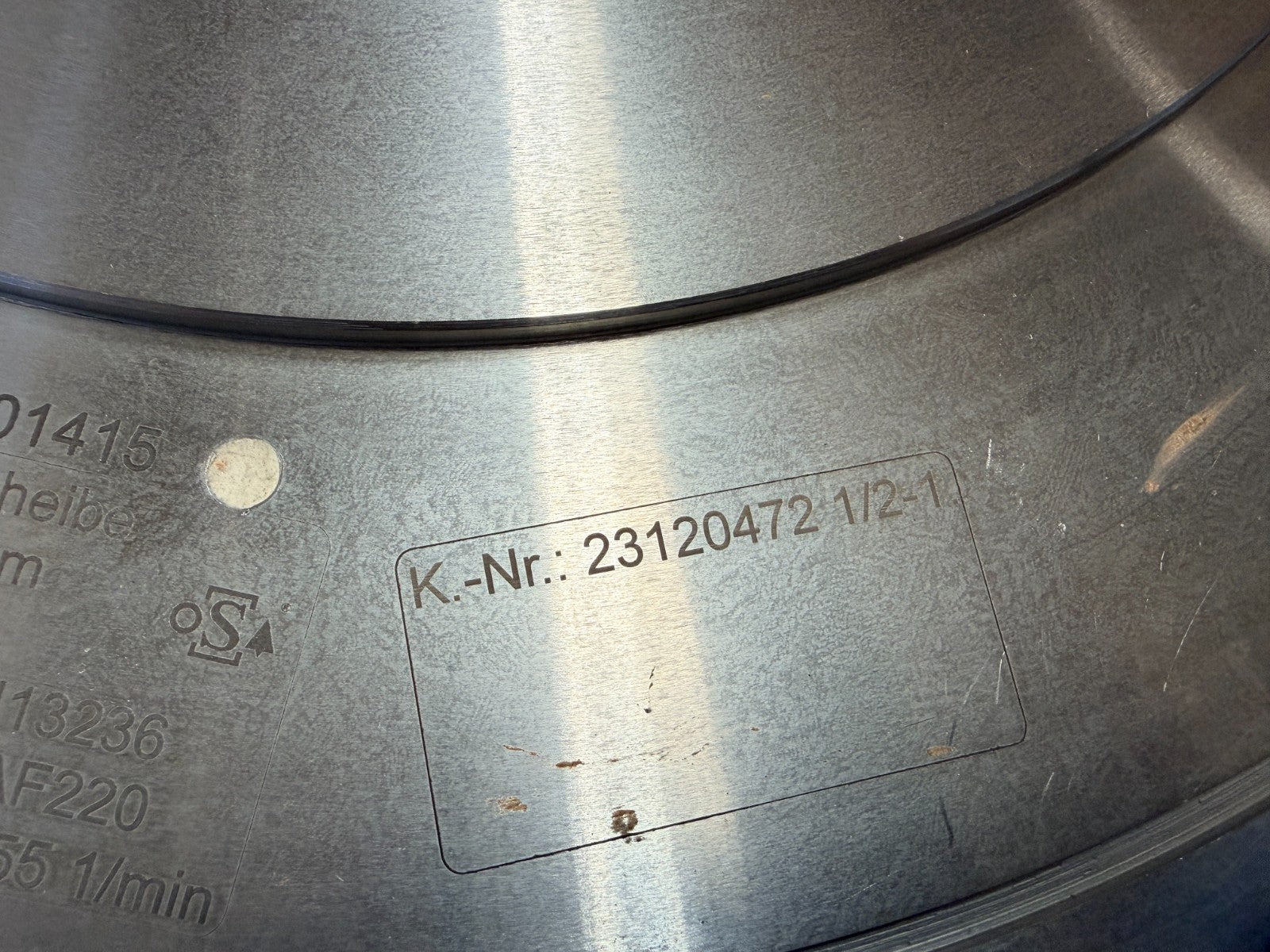 KREBS & RIEDEL	GK00001415 MAT NO. 893977/AF220