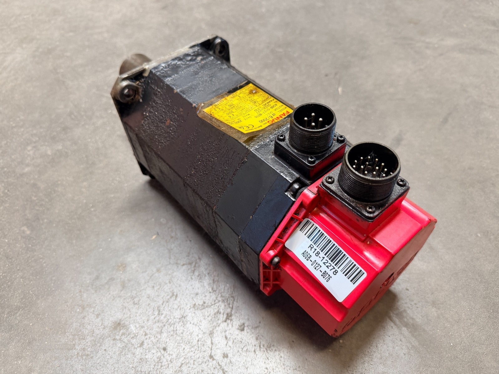 FANUC	 AC SERVO MOTOR	A06B-0127-B076
