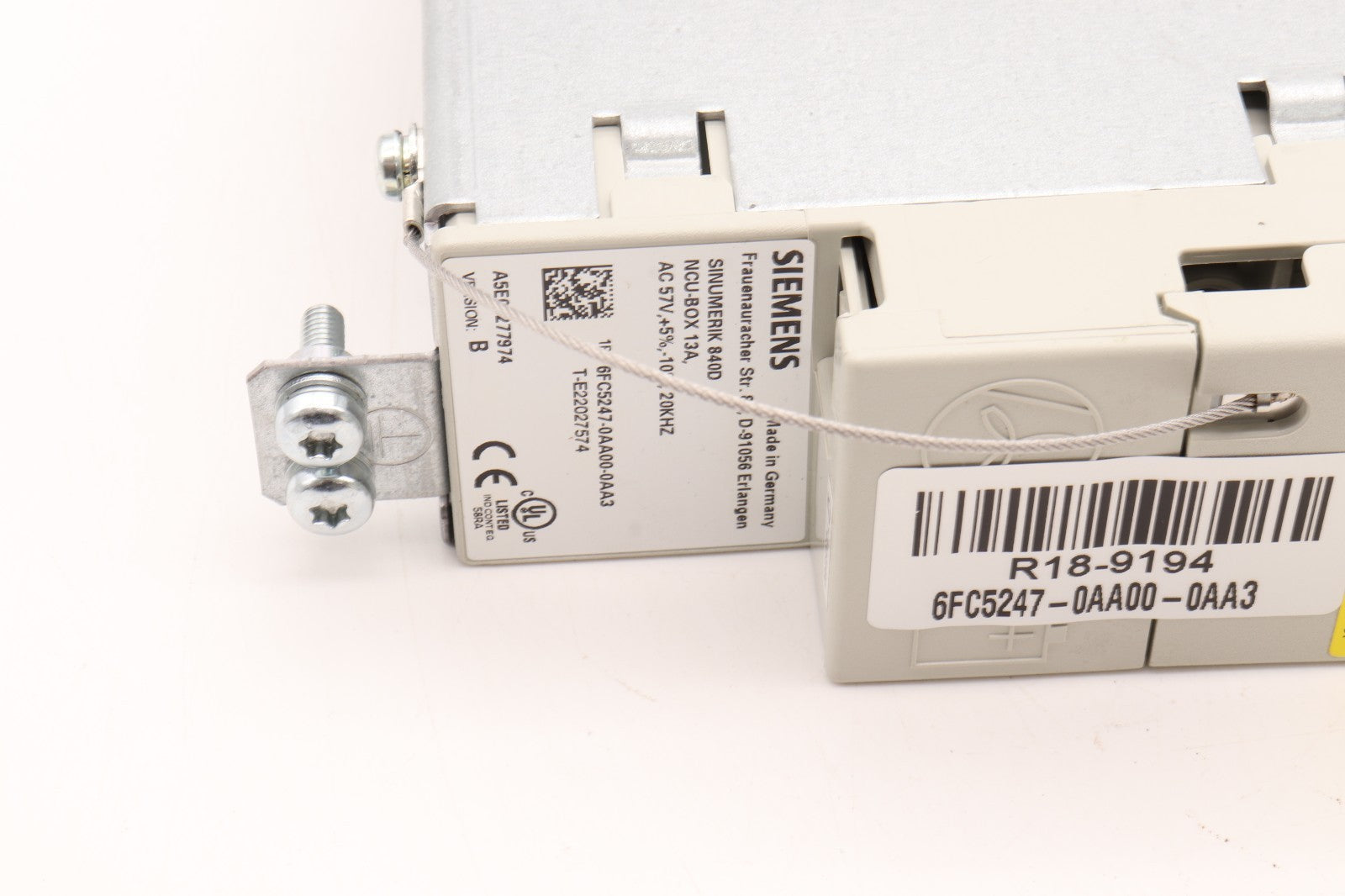 SIEMENS SINUMERIK 840D NCU-BOX 13A 6FC5247-0AA00-0AA3